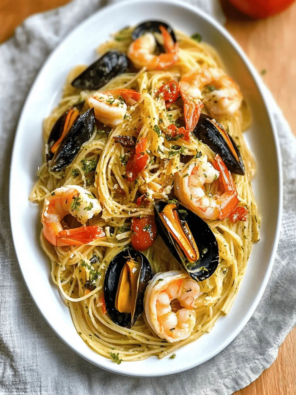 Garlic Butter & White Wine Seafood Pasta for Effortless Elegance 5 Garlic Butter & White Wine Seafood Pasta