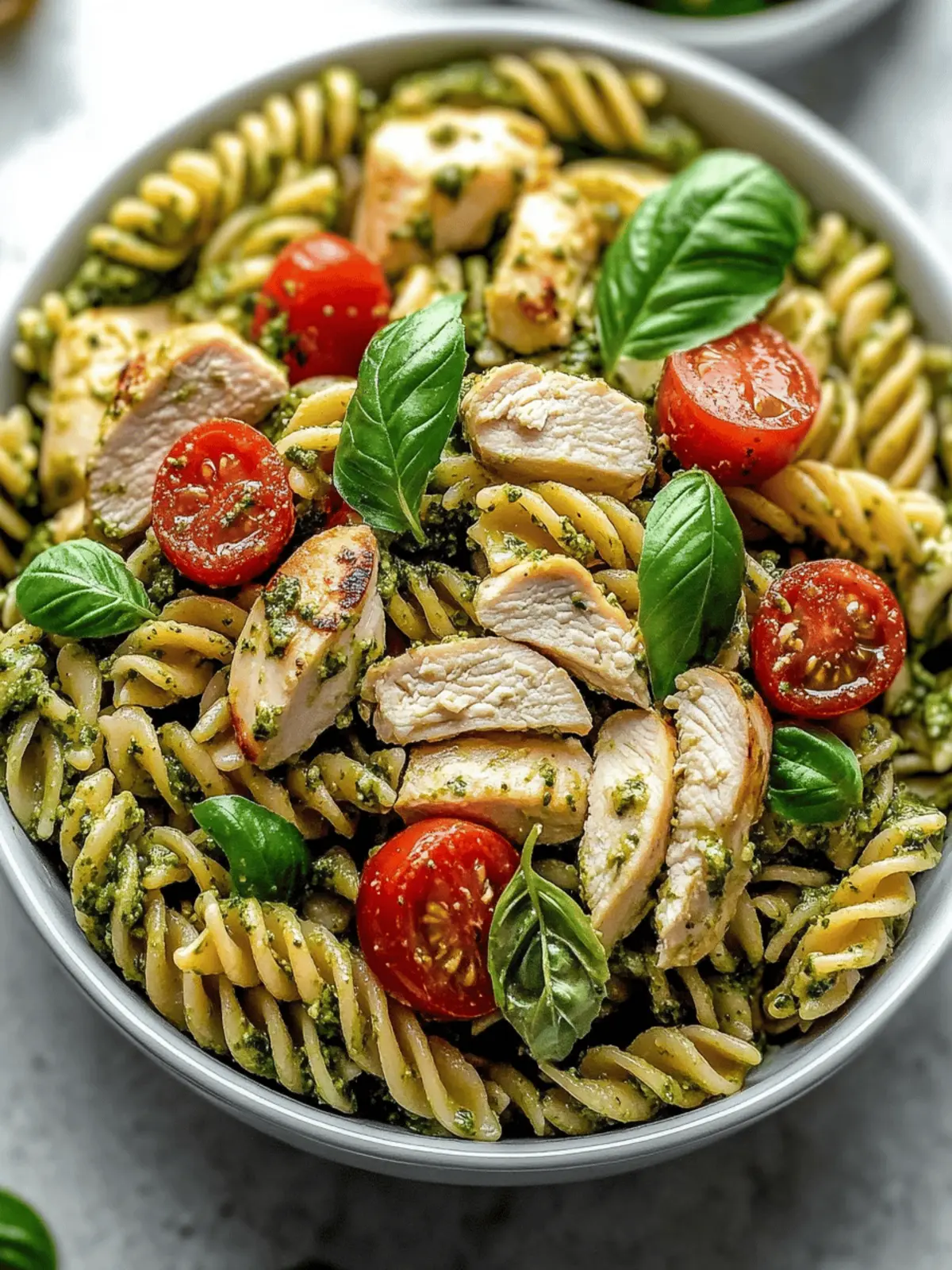 Easy Chicken Pesto Pasta Salad for a Quick Flavor Boost 3 Easy Chicken Pesto Pasta Salad