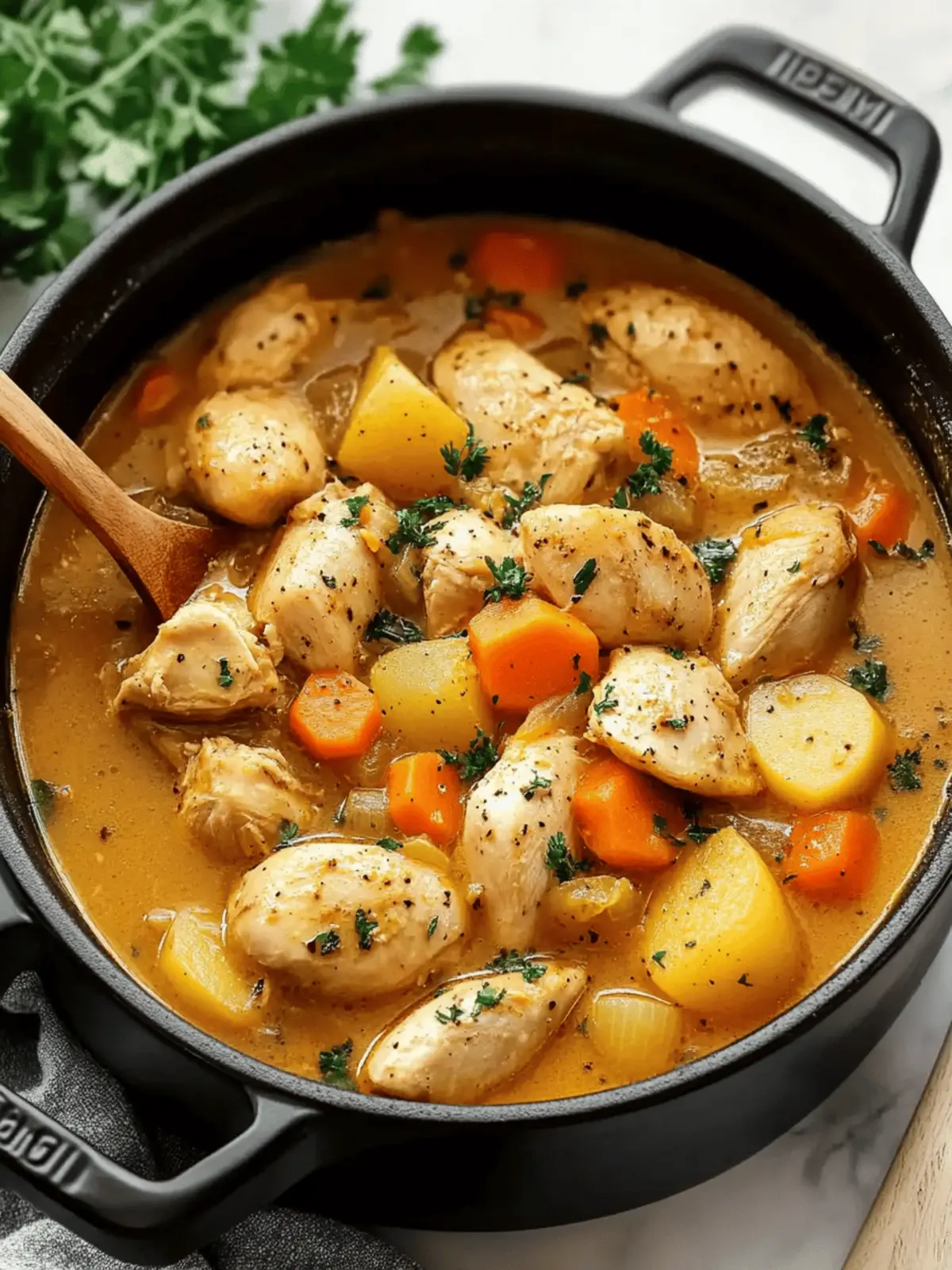 One-Pot Stewed Chicken: Cozy Comfort in Every Bite 3 One-Pot Stewed Chicken