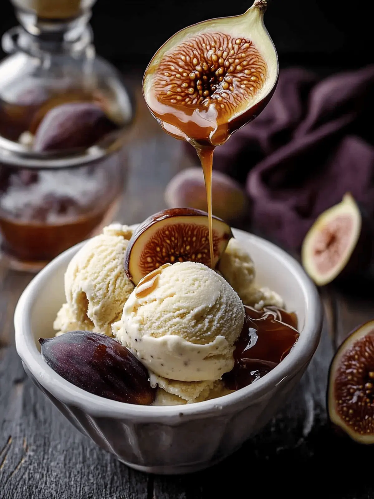 Creamy Fig Ricotta and Rum Caramel Gelato You’ll Love 4 Fig Ricotta and Rum Caramel Gelato