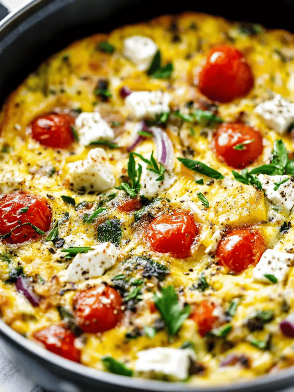 Greek Vegetable Frittata: Quick, Healthy One-Pan Delight 5 Greek Vegetable Frittata
