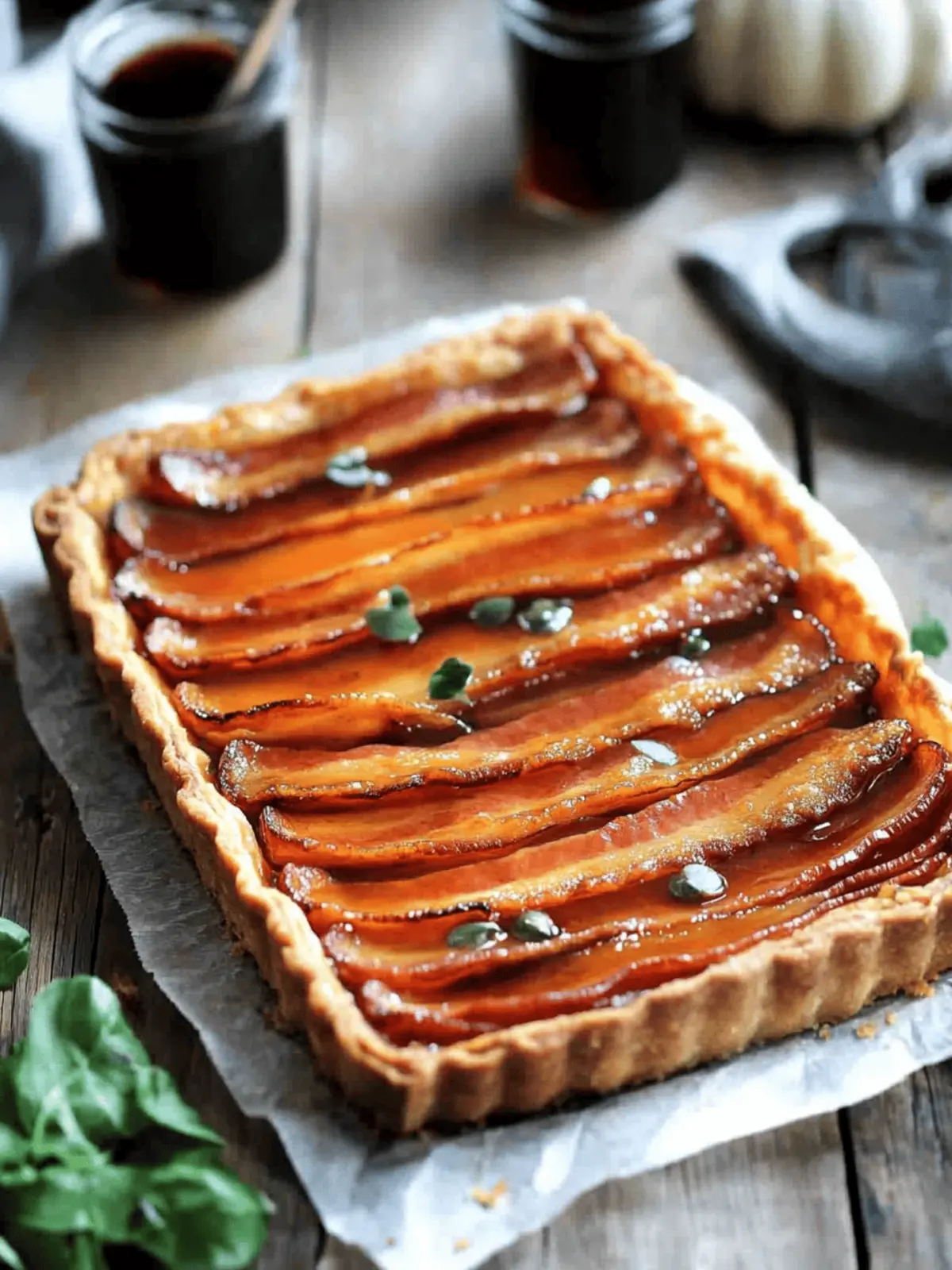 Savory Bacon Tart with Pumpkin and Maple for Easy Brunch Delight 2 Bacon Tart with Pumpkin and Maple
