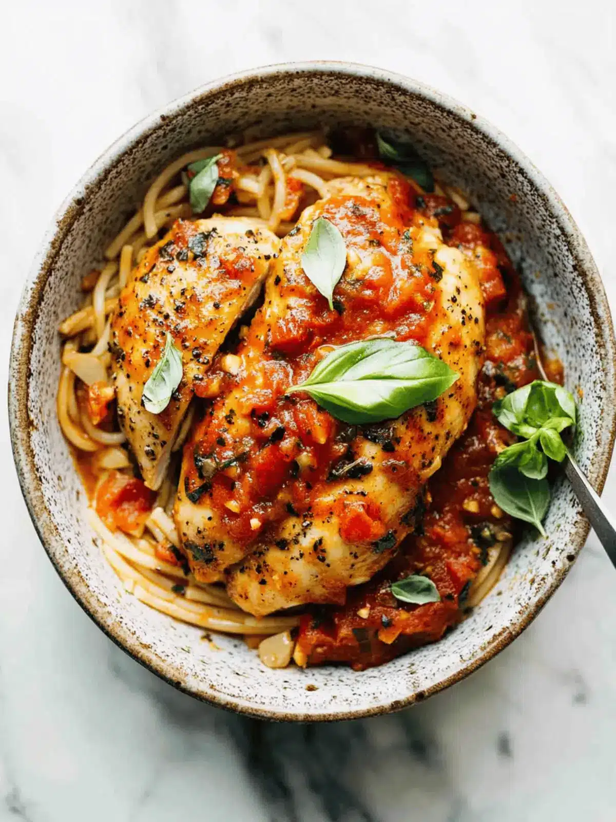 Savory Garlic Basil Chicken with Tomato Butter Sauce Delight 3 Garlic Basil Chicken with Tomato Butter Sauce