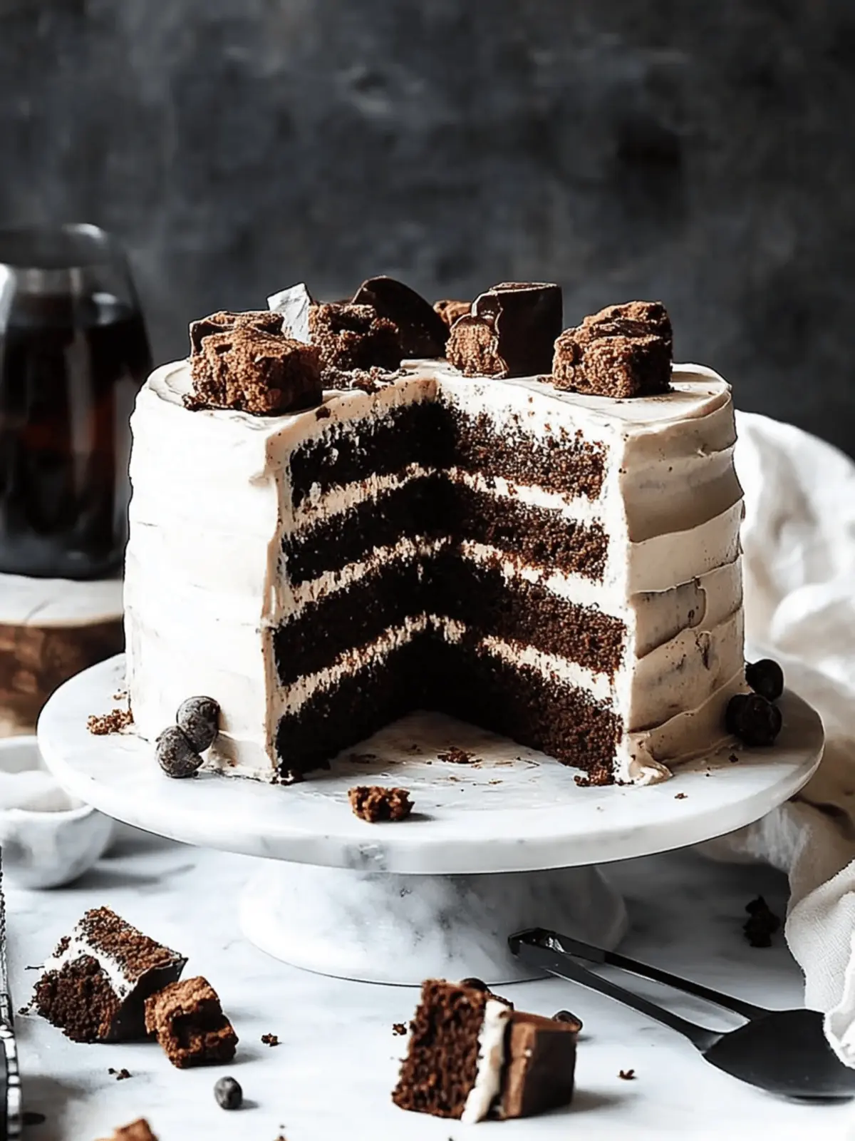 Ultimate Brownie Cake with Cream Cheese Frosting Delight 4 Ultimate Brownie Cake