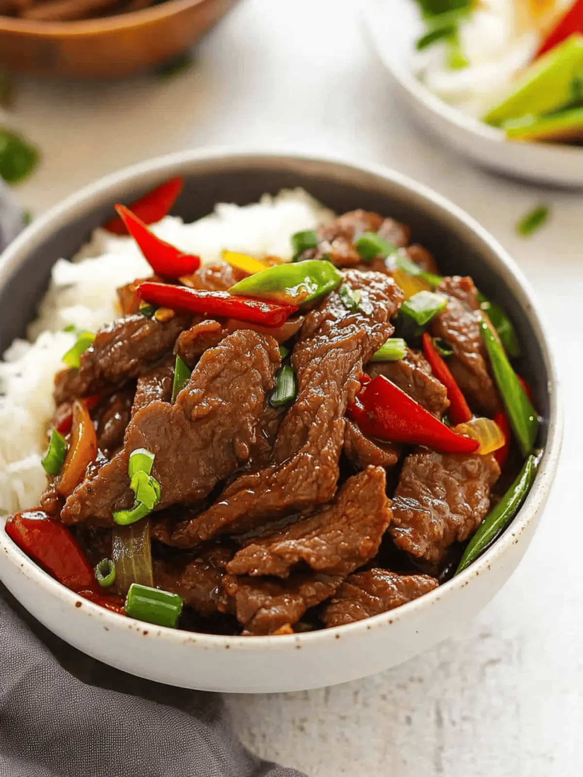 Savory Mongolian Beef Stir Fry in 20 Minutes Flat 4 Mongolian Beef Stir Fry