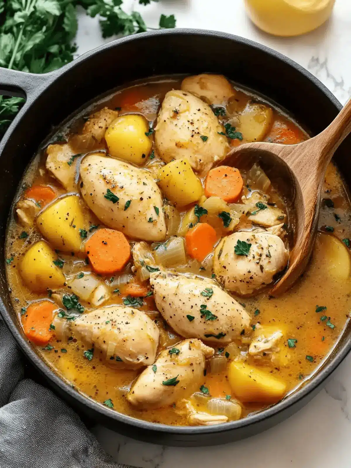 One-Pot Stewed Chicken: Cozy Comfort in Every Bite 2 One-Pot Stewed Chicken