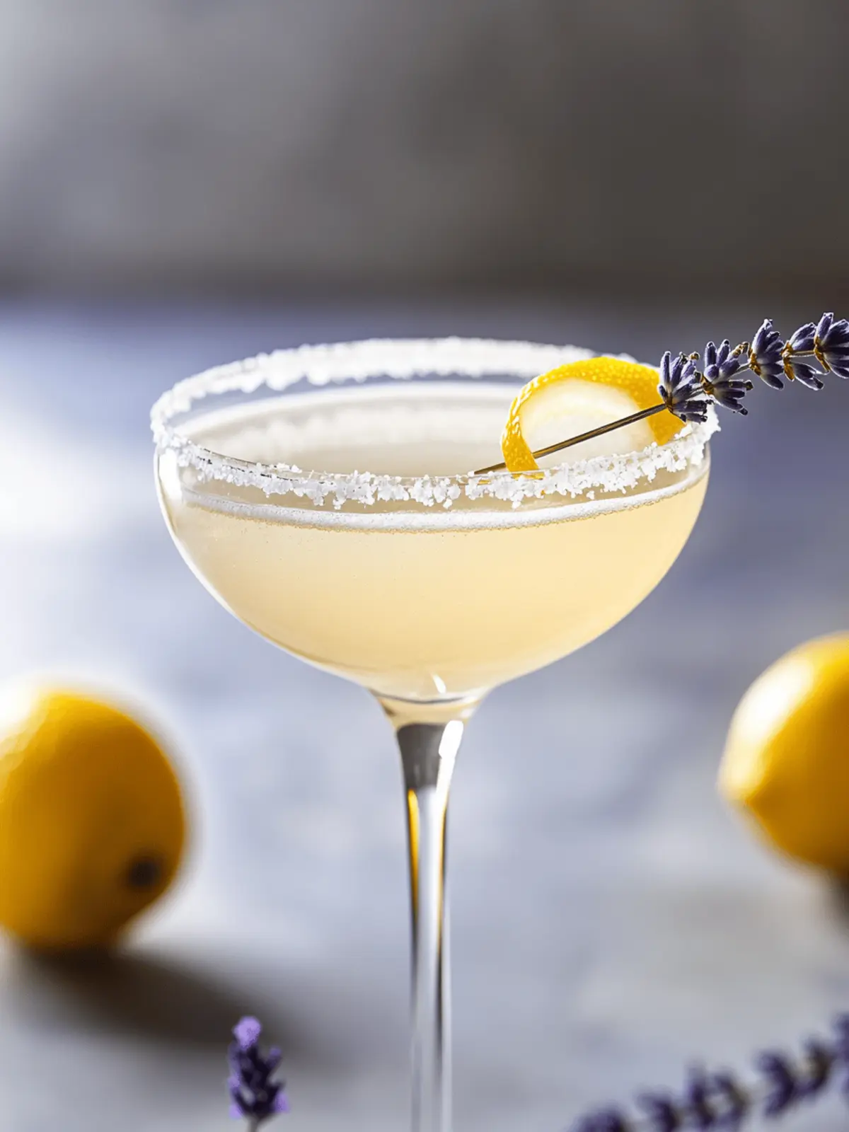 Classic Lavender Lemon Drop Martini: Sip into Spring Bliss 2 Classic Lavender Lemon Drop Martini