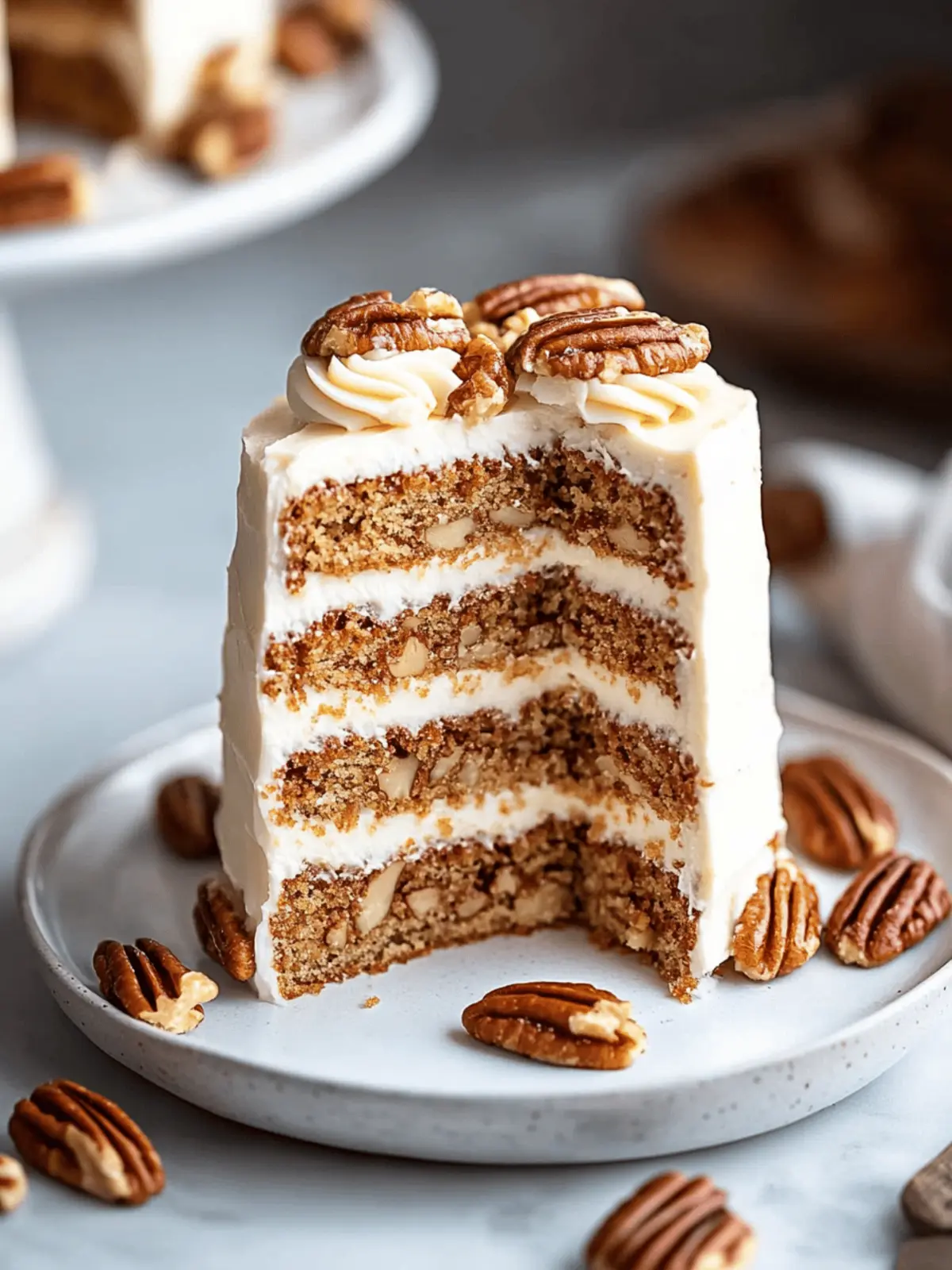 Irresistible Butter Pecan Cake with Creamy Frosting Bliss 2 Butter Pecan Cake
