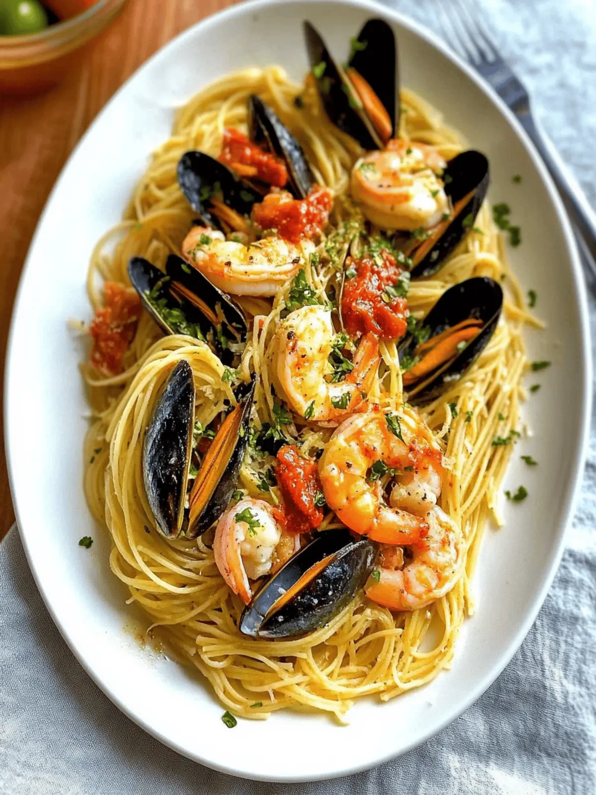 Garlic Butter & White Wine Seafood Pasta for Effortless Elegance 4 Garlic Butter & White Wine Seafood Pasta