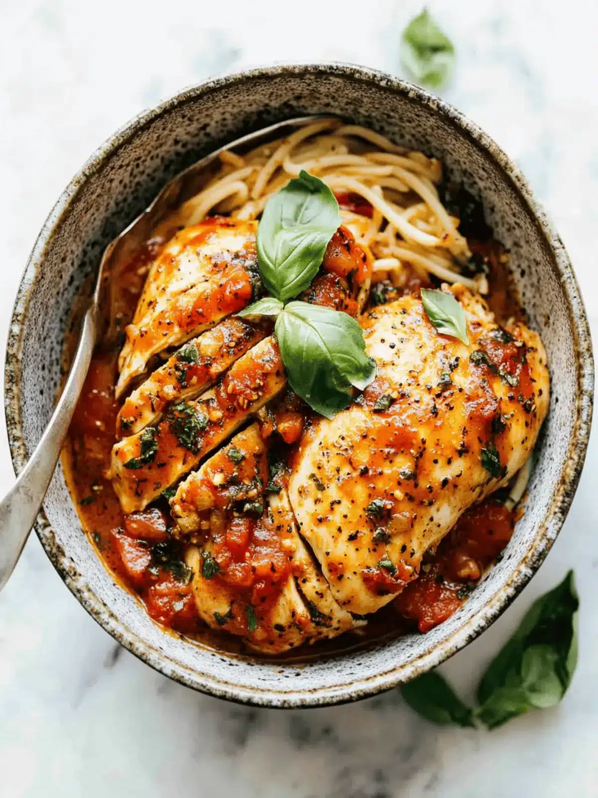 Savory Garlic Basil Chicken with Tomato Butter Sauce Delight 2 Garlic Basil Chicken with Tomato Butter Sauce