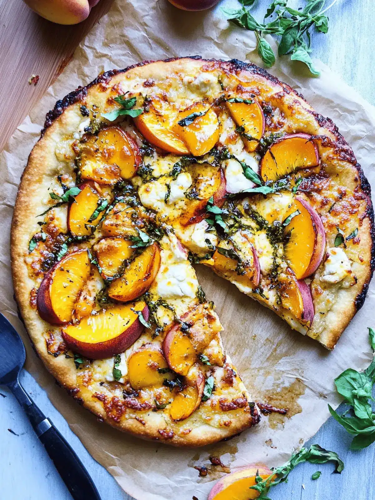 Spicy Peaches and Brie Pizza: A Flavor Explosion Awaits 2 Spicy Peaches and Brie Pizza