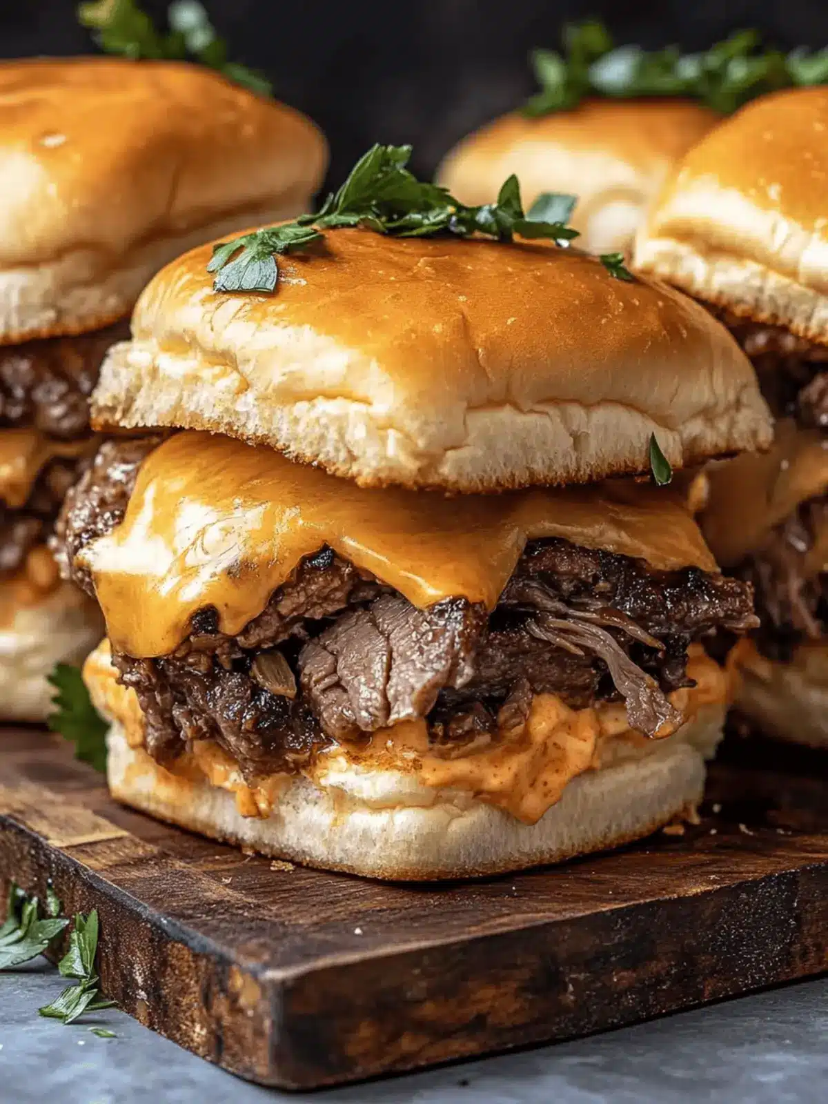 Savory Roast Beef and Cheddar Sliders for Effortless Entertaining 4 Roast Beef and Cheddar Sliders