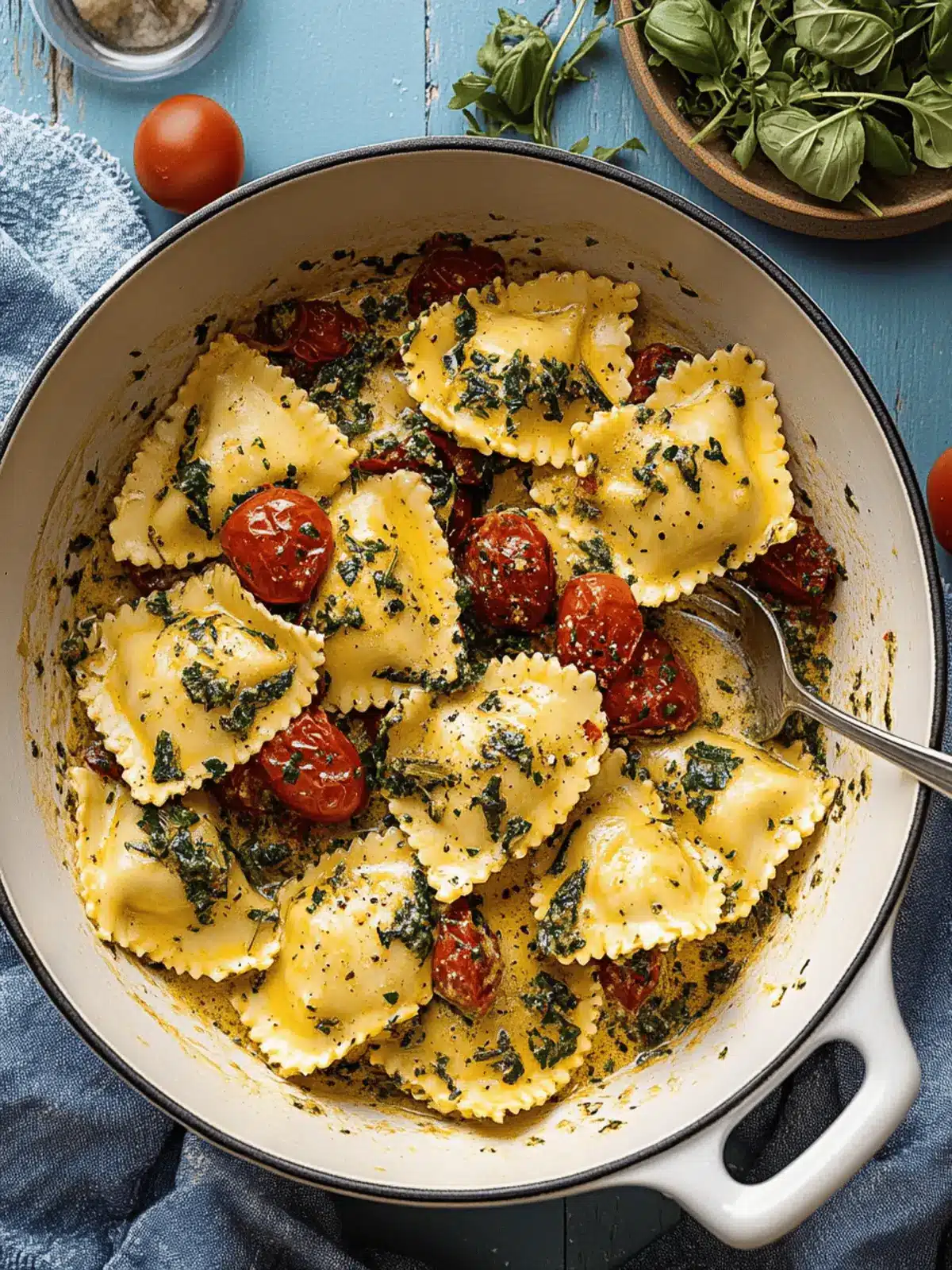 Weeknight Creamy Tuscan Ravioli: Quick, Comfort in a Bowl 3 Weeknight Creamy Tuscan Ravioli
