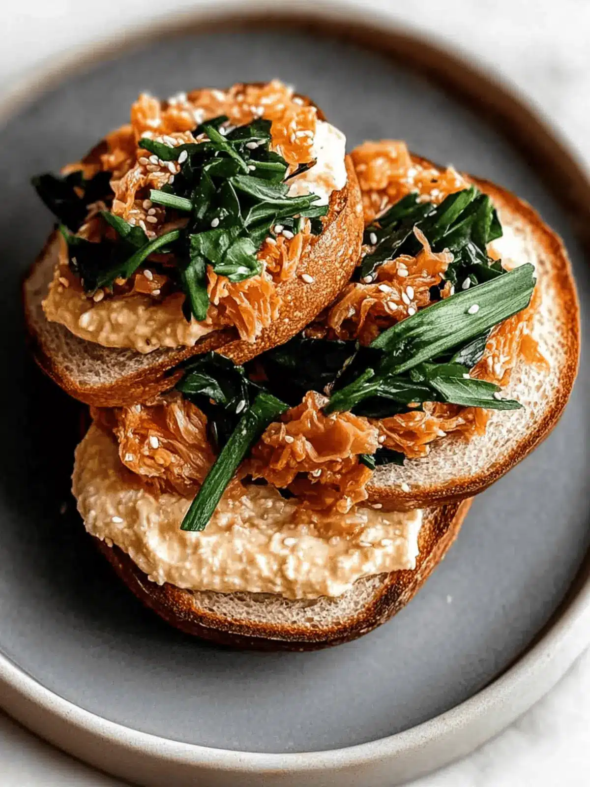 Spice Up Mornings with a Kimchi Cream Cheese Bagel Delight 2 Kimchi Cream Cheese Bagel