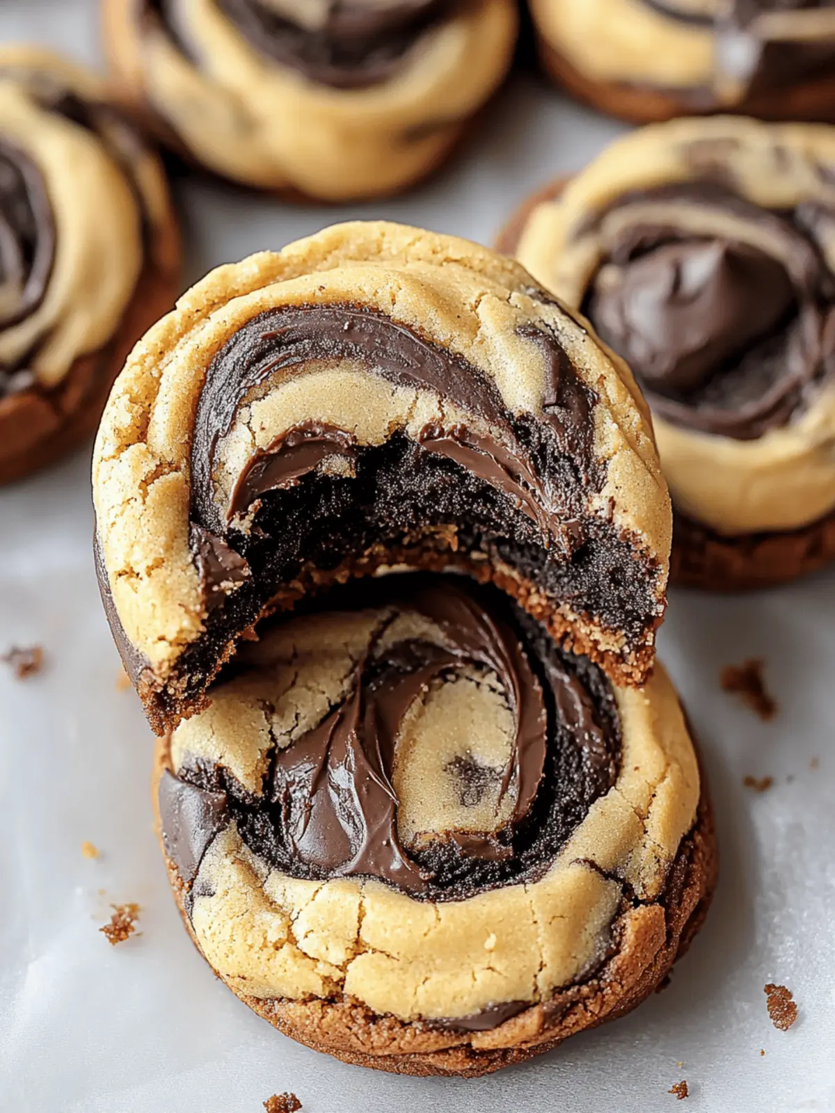 Peanut Butter Brownie Swirl Cookies to Satisfy Your Cravings 2 Peanut Butter Brownie Swirl Cookies