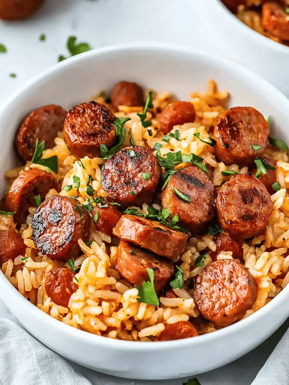 One-Pot Smoked Sausage and Rice Dinner: Effortless Flavor Magic 5 One-Pot Smoked Sausage and Rice Dinner