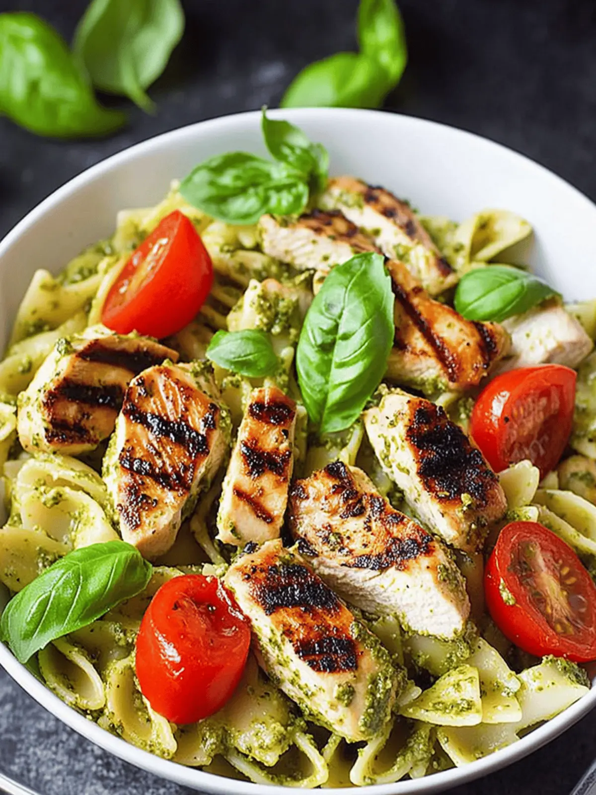 Pesto Pasta with Grilled Chicken for Easy Summer Feasts 3 Pesto Pasta with Grilled Chicken