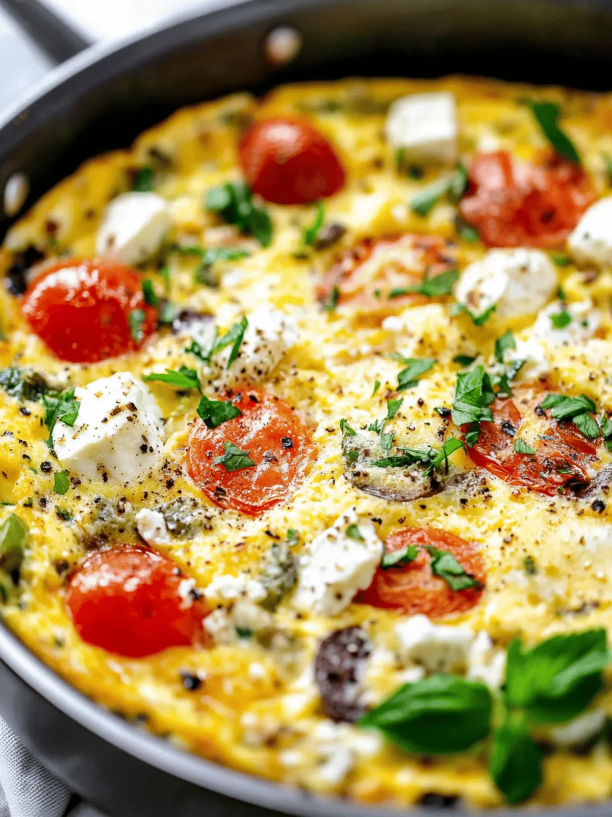 Greek Vegetable Frittata: Quick, Healthy One-Pan Delight 3 Greek Vegetable Frittata