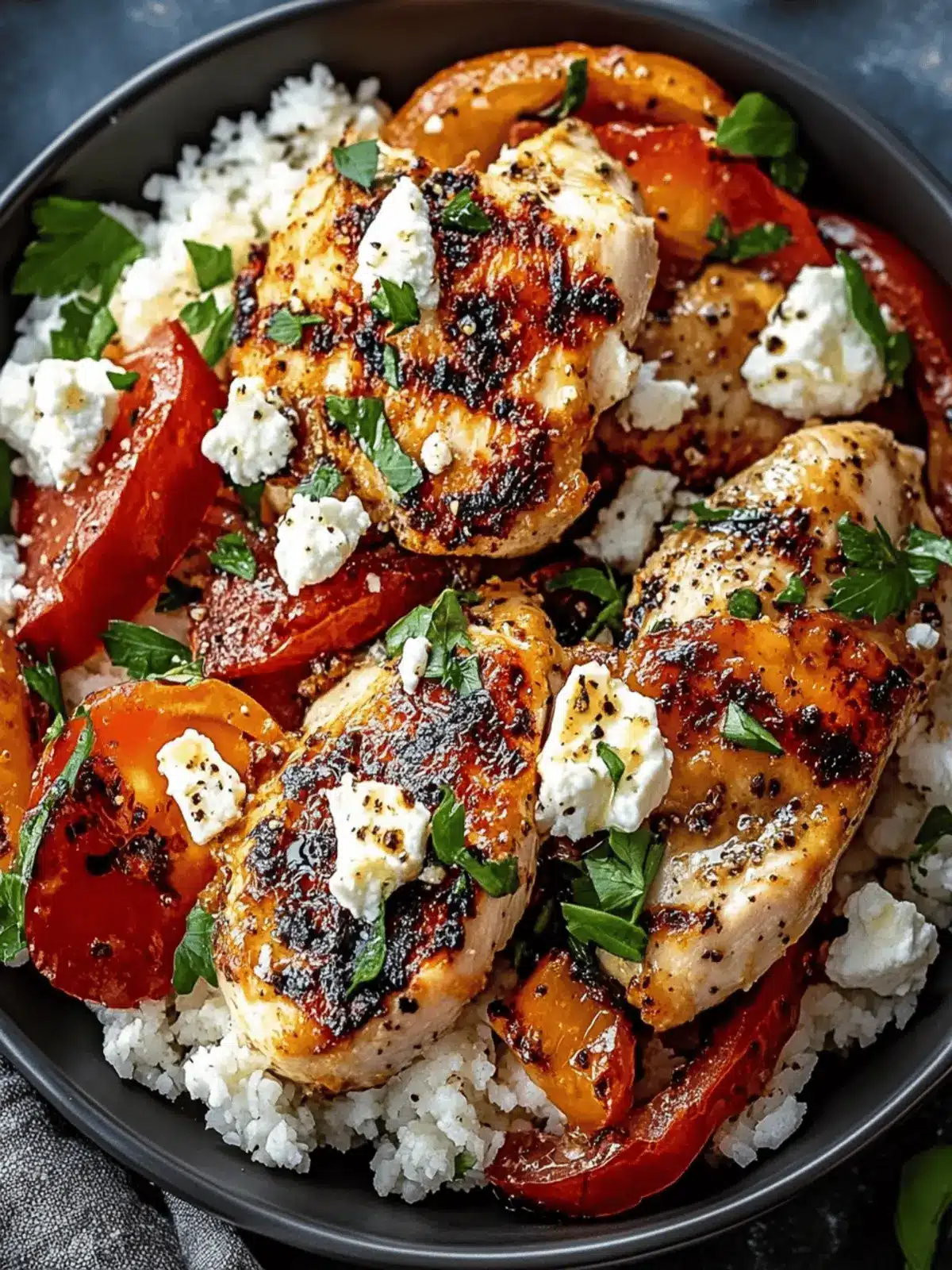 Baked Chicken with Crispy Feta & Zesty Vinaigrette Delight 3 Baked Chicken with Crispy Feta & Vinaigrette