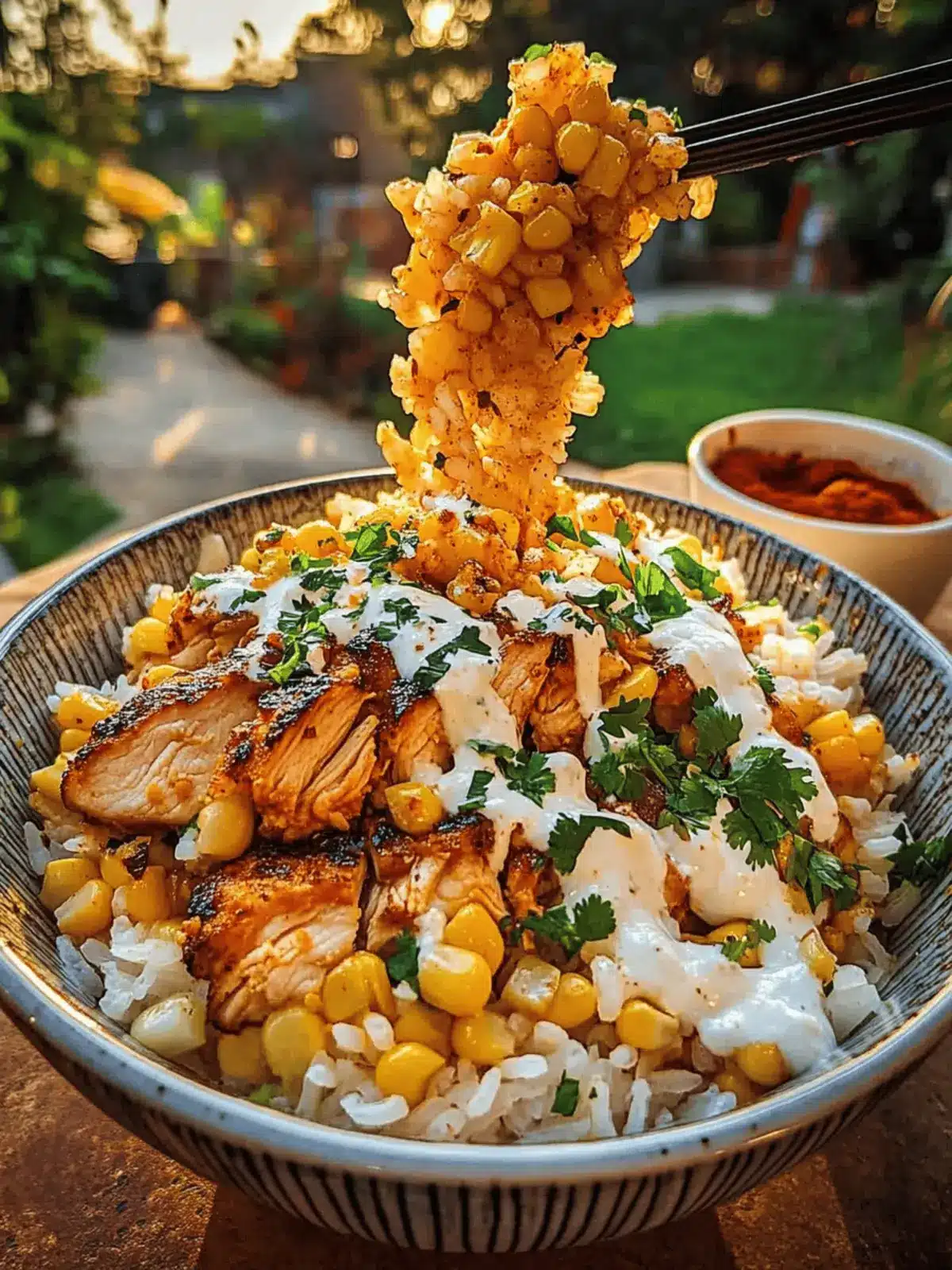Delicious Spicy Street Corn Chicken Rice Bowl in Just 30 Minutes 2 Spicy Street Corn Chicken Rice Bowl in 30 Minutes