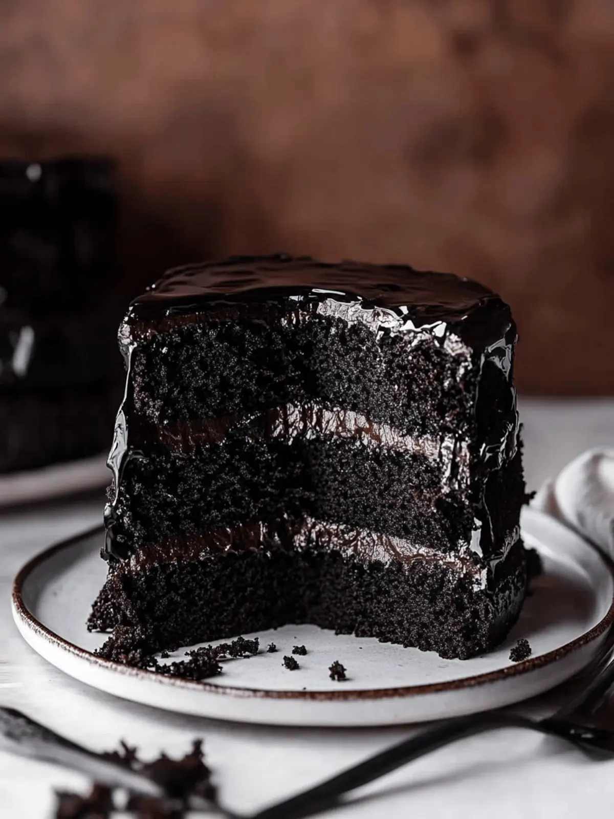 Irresistible Black Velvet Cake with Decadent Fudge Frosting 2 Black Velvet Cake