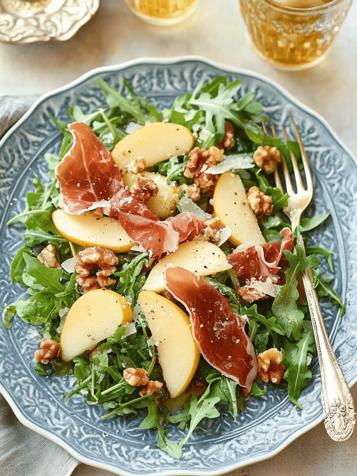 Delicious Pear and Prosciutto Salad for Effortless Entertaining 4 Pear and Prosciutto Salad