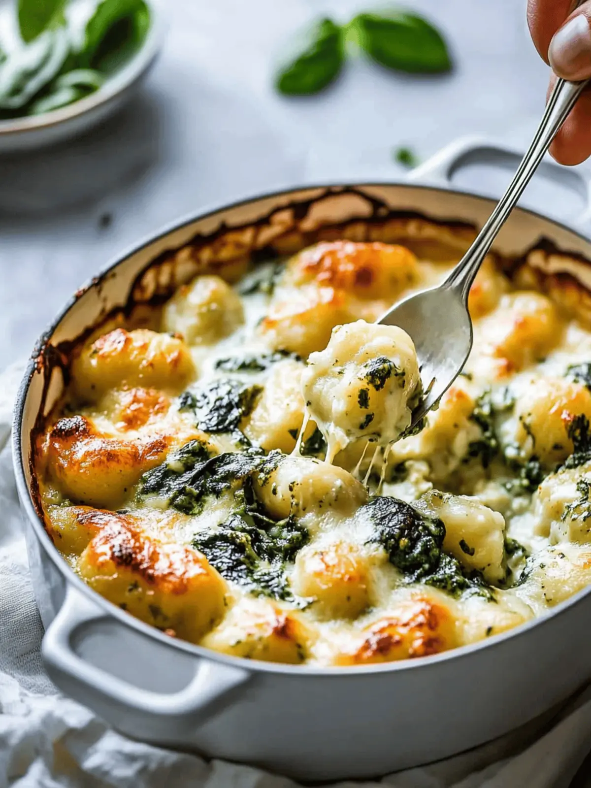 Creamy Pesto & Spinach Gnocchi Bake Ready in 30 Minutes 5 Creamy Pesto & Spinach Gnocchi Bake