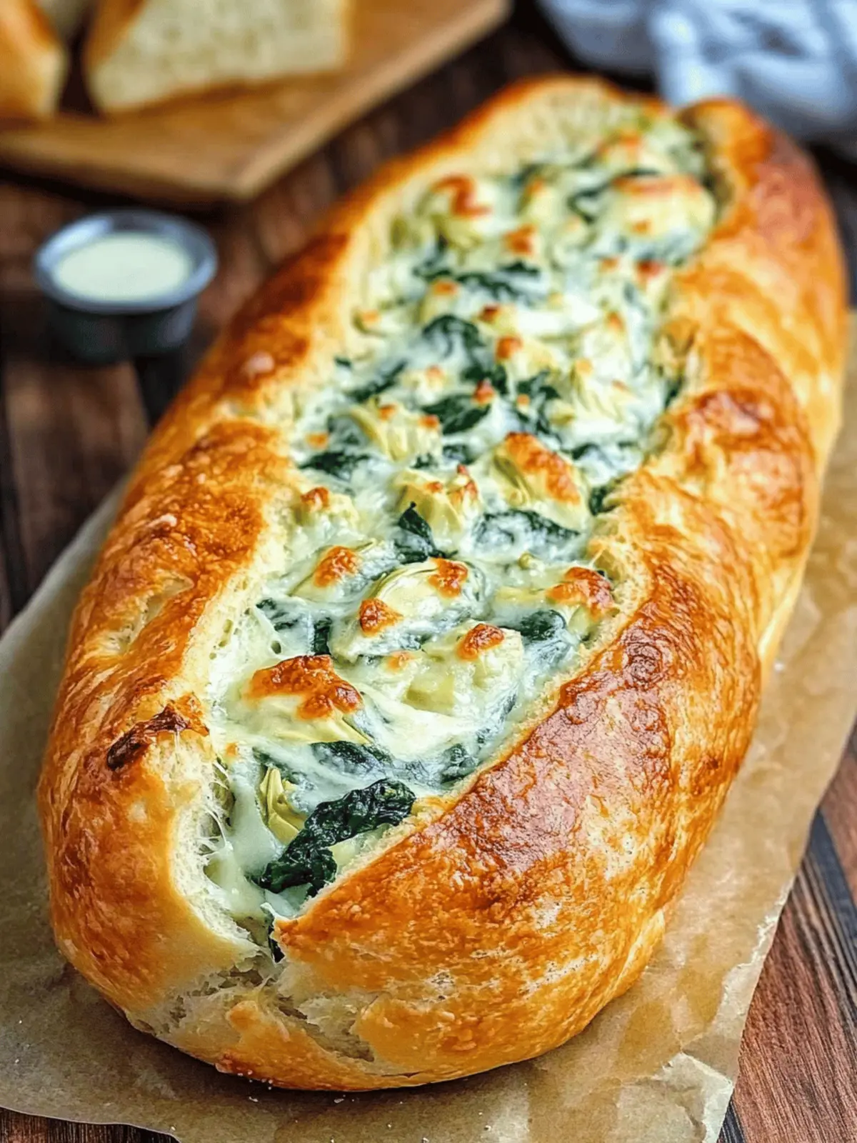 Savory Spinach and Artichoke Stuffed Bread for Cozy Nights 3 Spinach and Artichoke Stuffed Bread