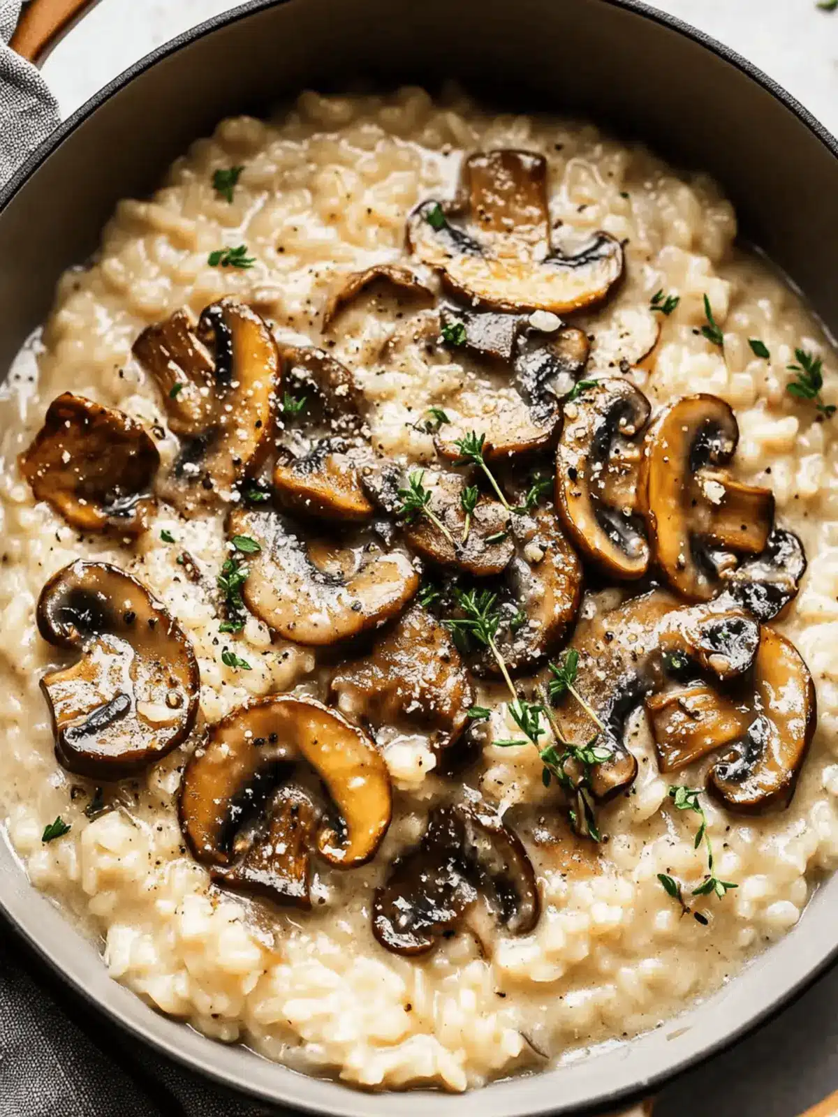 Creamy Wild Mushroom Risotto That Will Wow Your Taste Buds 4 Wild Mushroom Risotto