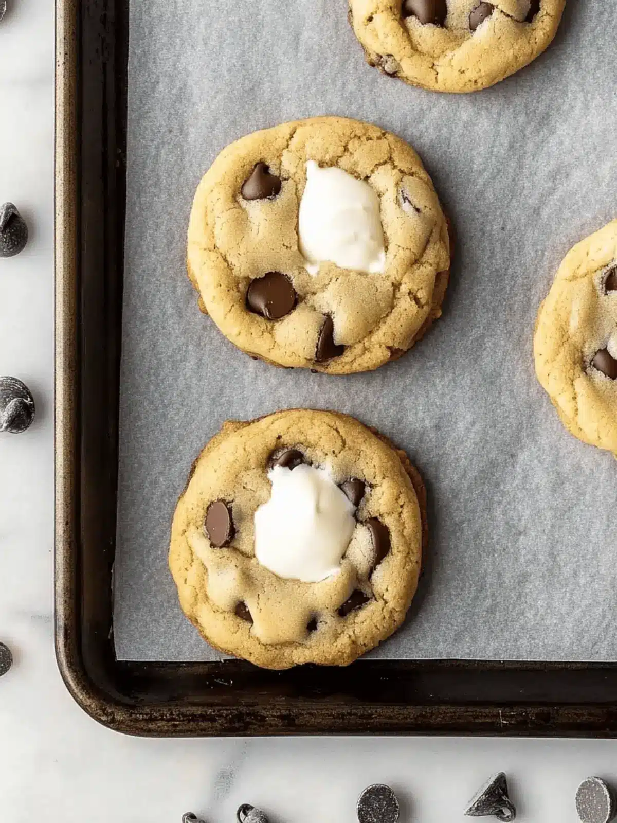 Fluffernutter-Stuffed Chocolate Chip Cookies for Sweet Dreams 3 Fluffernutter-Stuffed Chocolate Chip Cookies