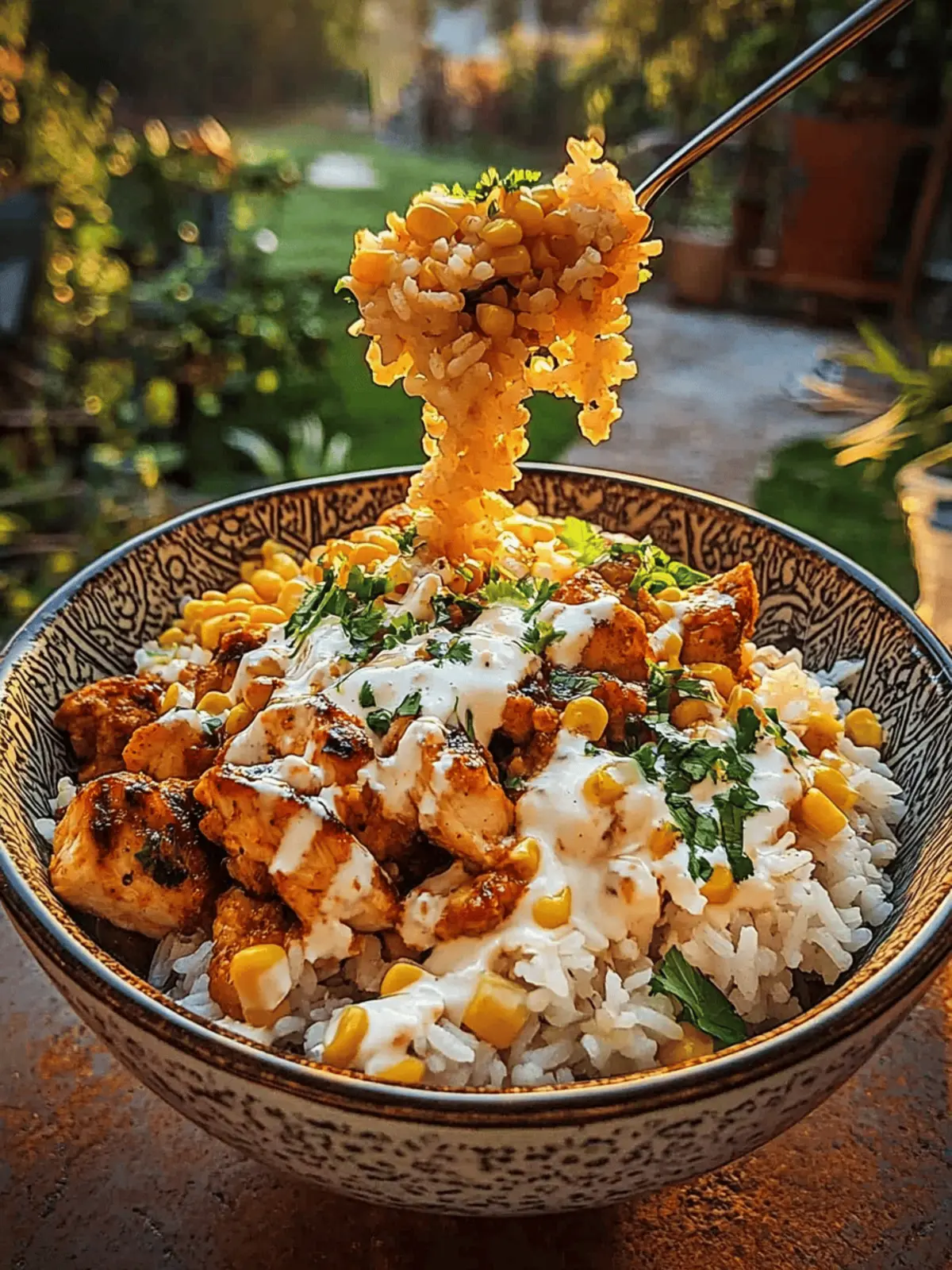 Delicious Spicy Street Corn Chicken Rice Bowl in Just 30 Minutes 3 Spicy Street Corn Chicken Rice Bowl in 30 Minutes