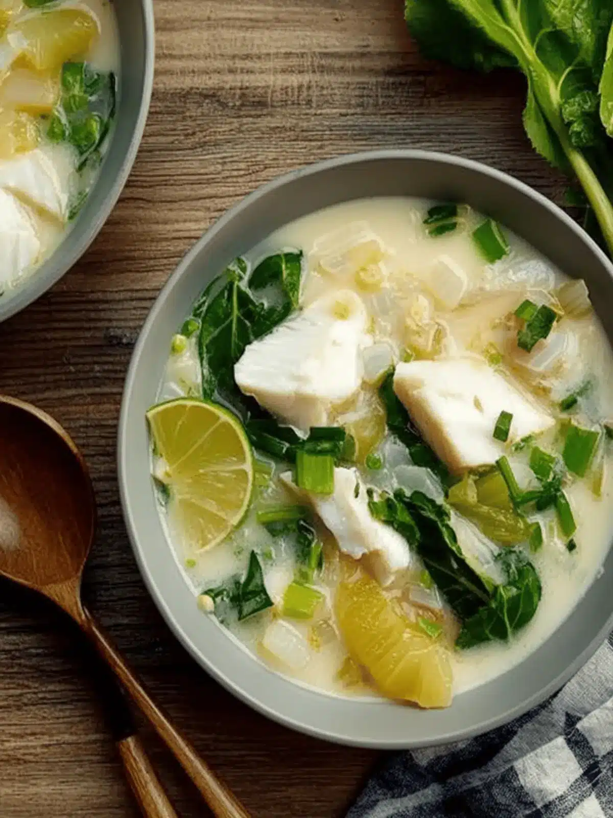 Coconut Fish Stew with Ginger and Greens for Cozy Nights 2 Coconut Fish Stew With Ginger and Greens
