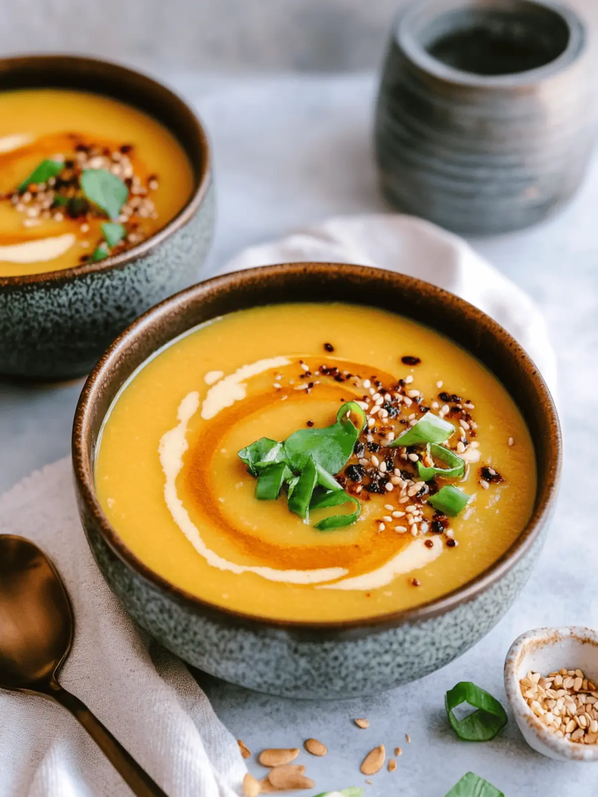 Cozy Slow Cooker Butternut Squash and Sweet Potato Miso Soup 3 Slow Cooker Butternut Squash and Sweet Potato Soup with Miso