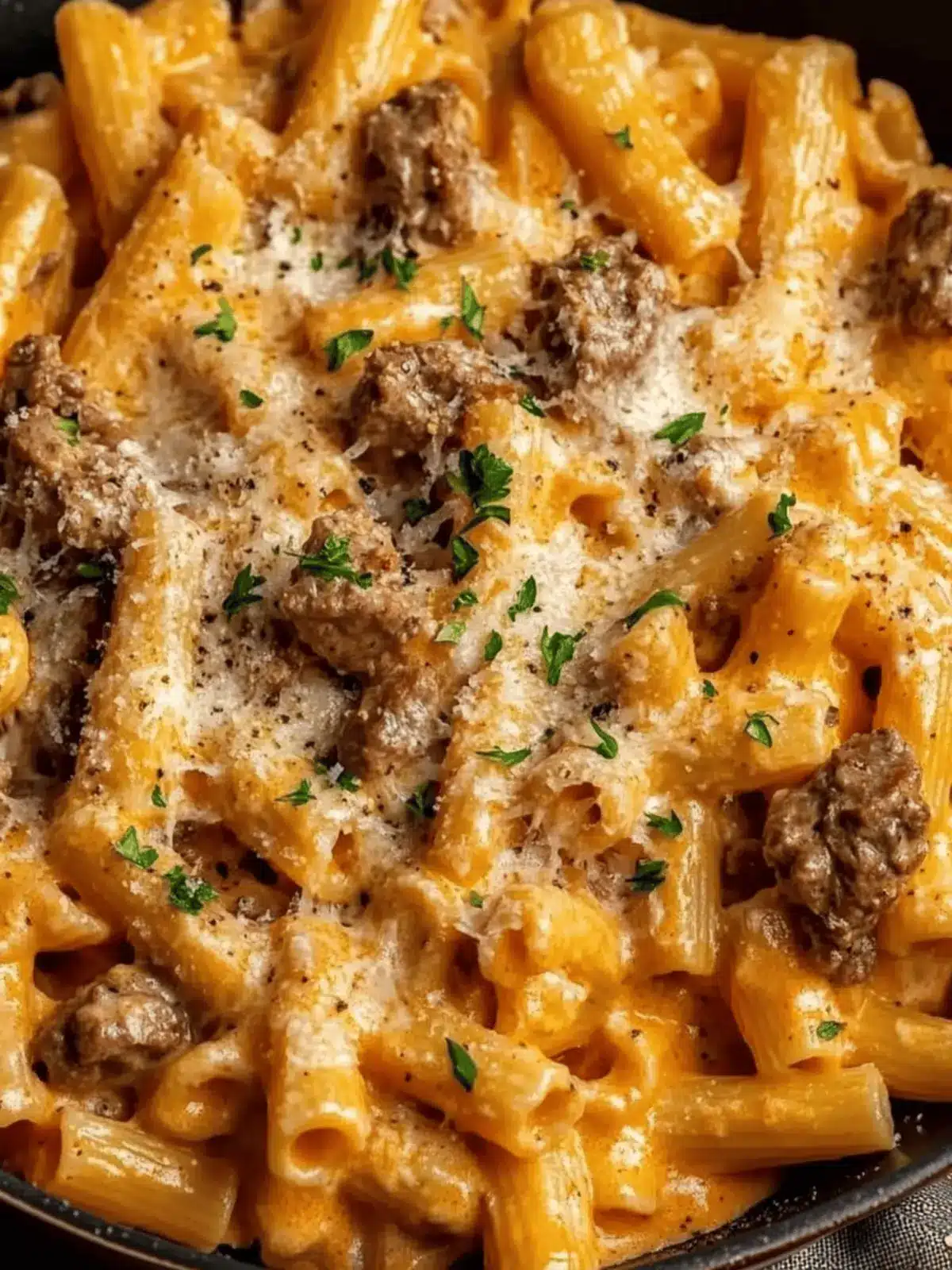 High Protein Creamy Beef Pasta for a Cozy Family Dinner 4 High Protein Creamy Beef Pasta