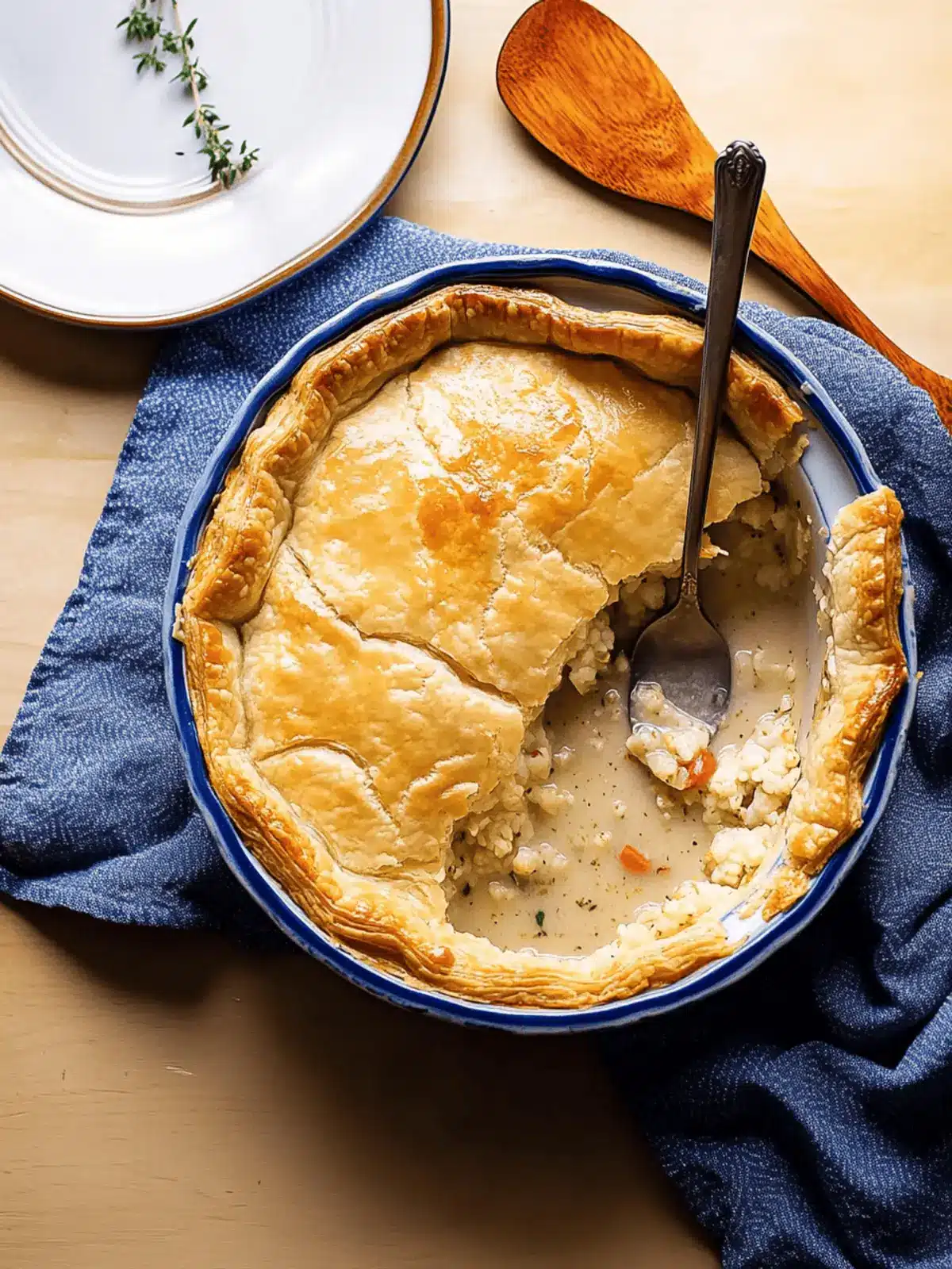 Heavenly Cauliflower Pot Pie with Puff Pastry Delight 3 Cauliflower Pot Pie with Puff Pastry