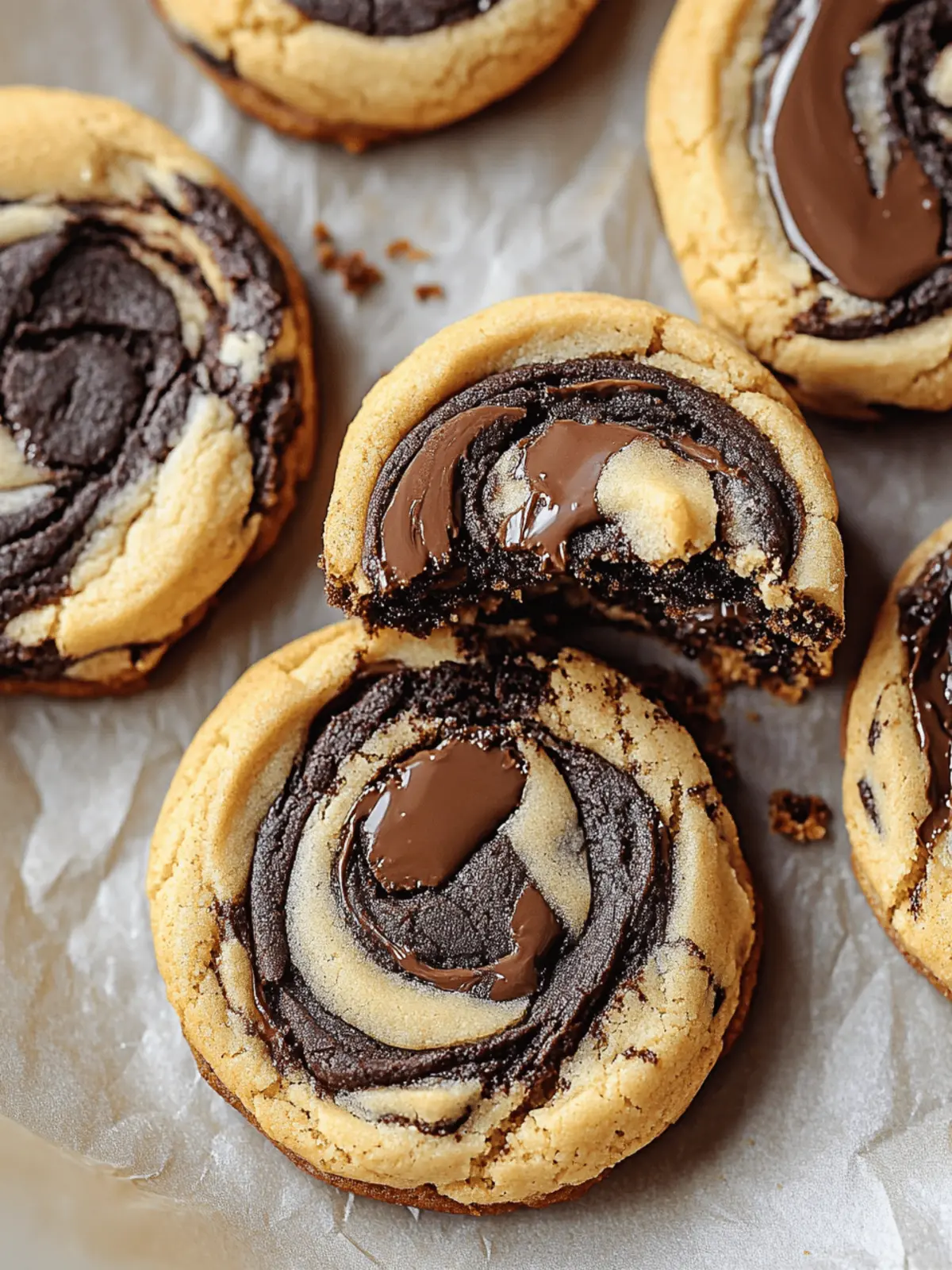 Peanut Butter Brownie Swirl Cookies to Satisfy Your Cravings 4 Peanut Butter Brownie Swirl Cookies