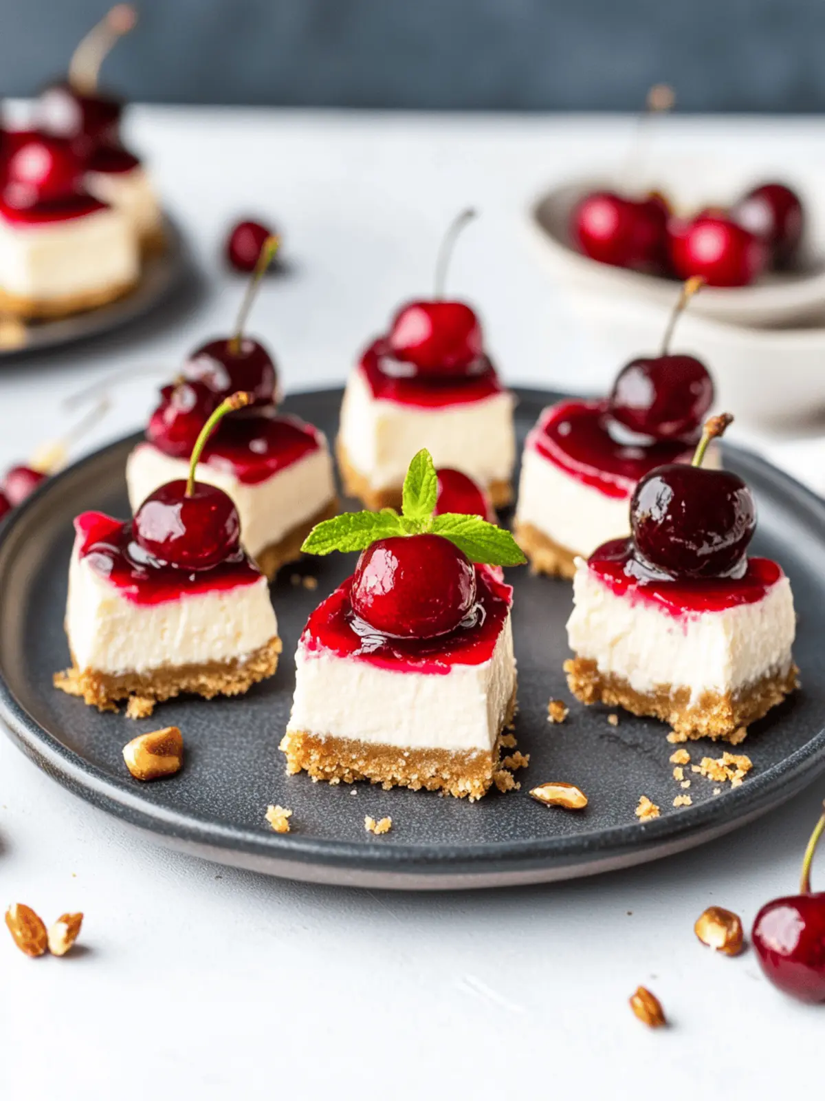 Vegan Cherry Cheesecake Bites That Will Wow Your Taste Buds 4 Cherry Cheesecake Bites