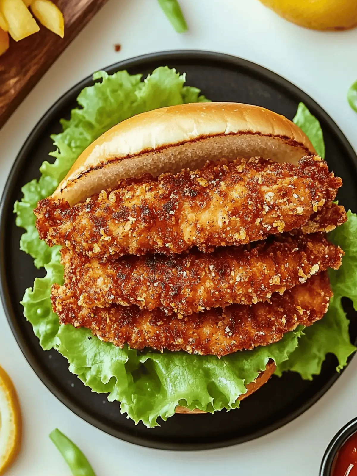 Crispy Lemon Pepper Chicken Sandwich: A Flavorful Twist 2 Crispy Lemon Pepper Chicken Sandwich