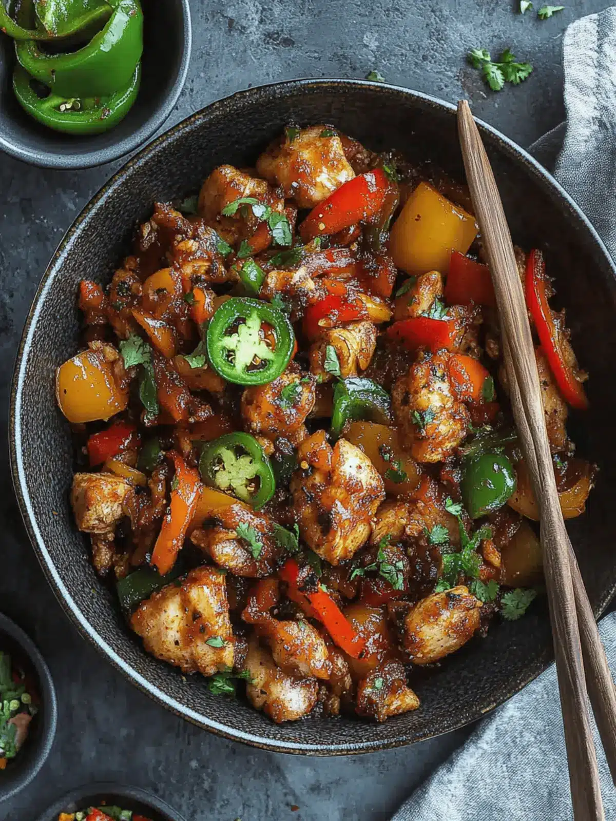 Zesty Jalapeno Chicken with Bell Peppers: A Quick Stir-Fry Delight 3 Jalapeno Chicken with Bell Peppers