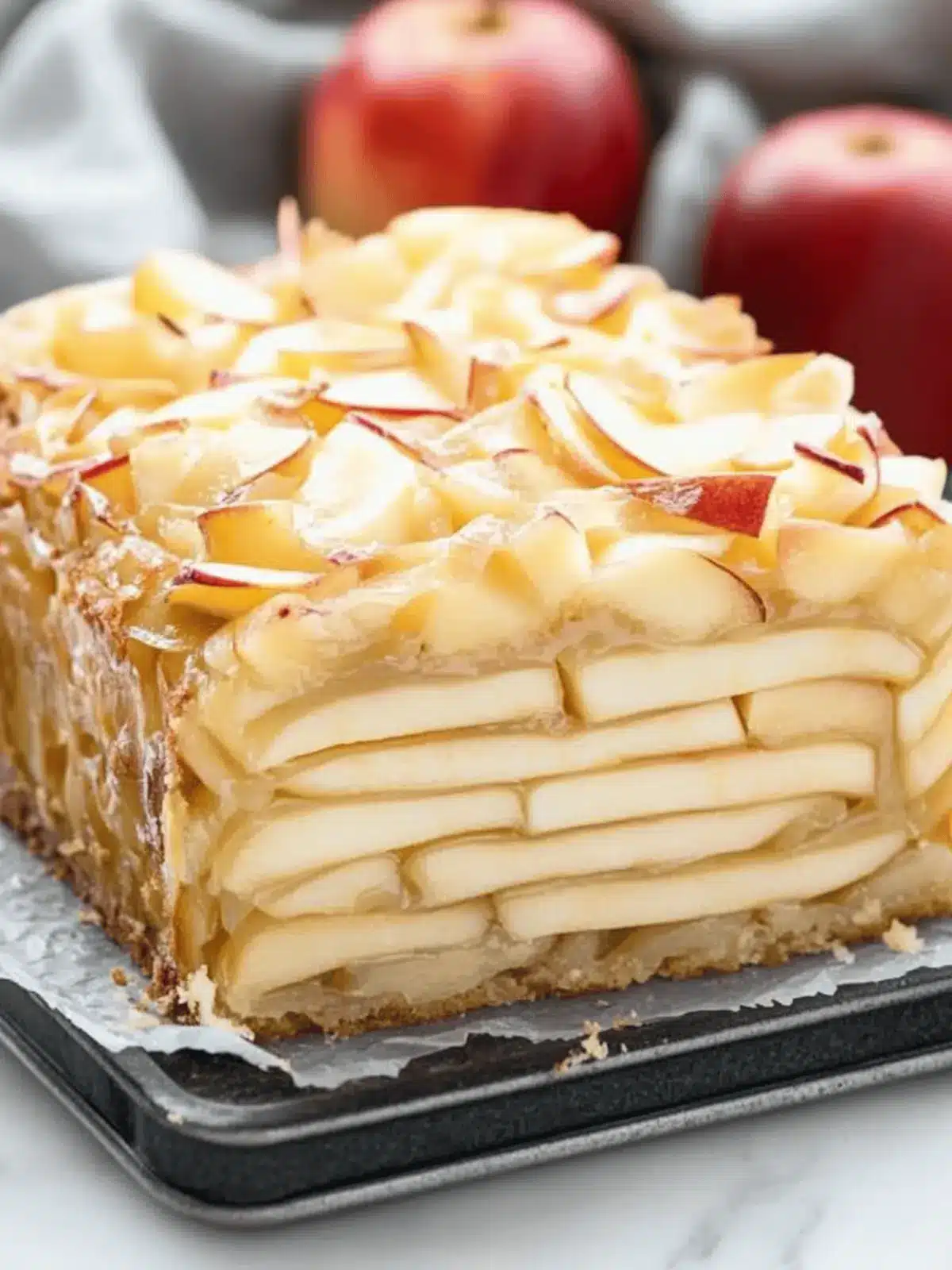 Craft the Perfect Invisible Apple Cake for Stunning Desserts 2 Invisible Apple Cake