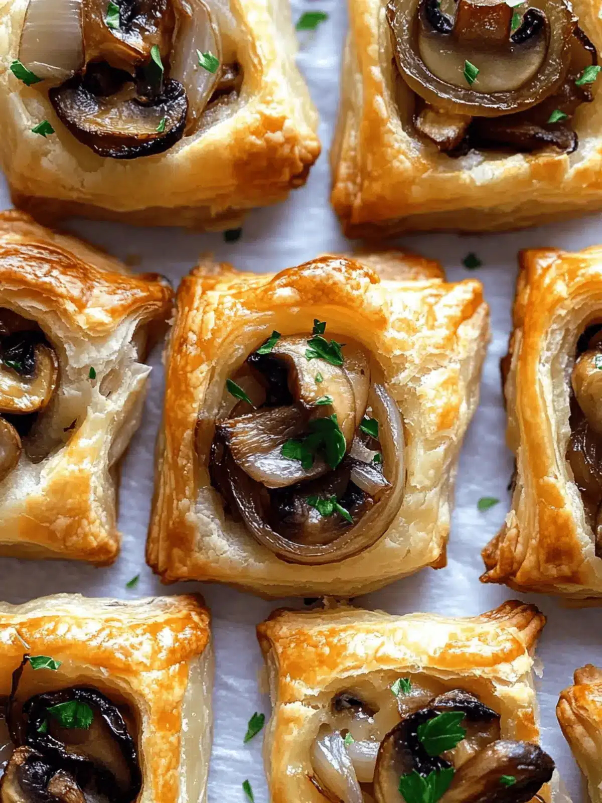 Delicious Caramelized Onion Puff Pastry Bites with Gruyere Magic 5 Caramelized Onion Puff Pastry Bites with Gruyere and Mushrooms