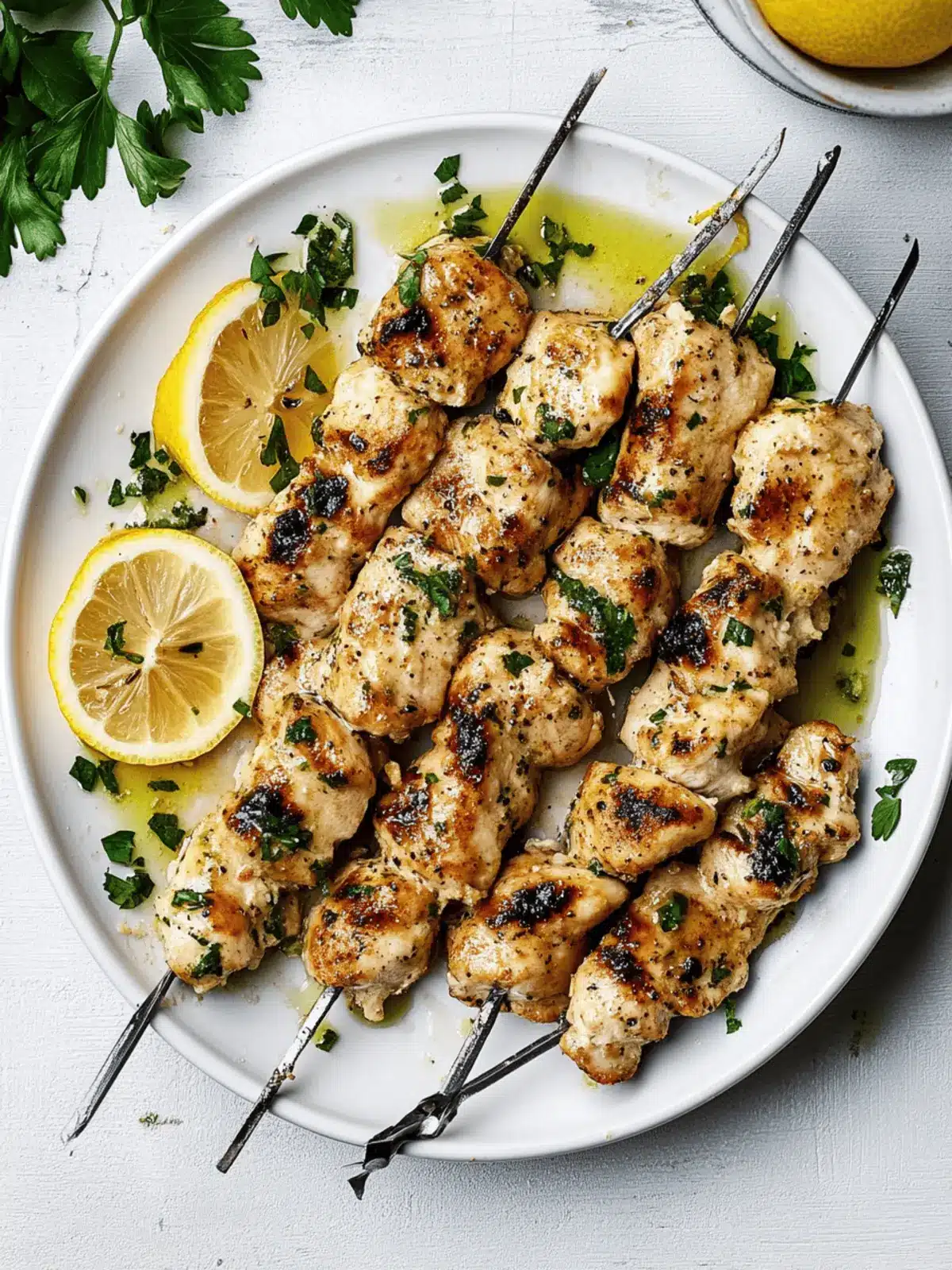 Savor this Chicken Spiedini with Lemon Butter Sauce Delight 2 Chicken Spiedini With Lemon Butter Sauce