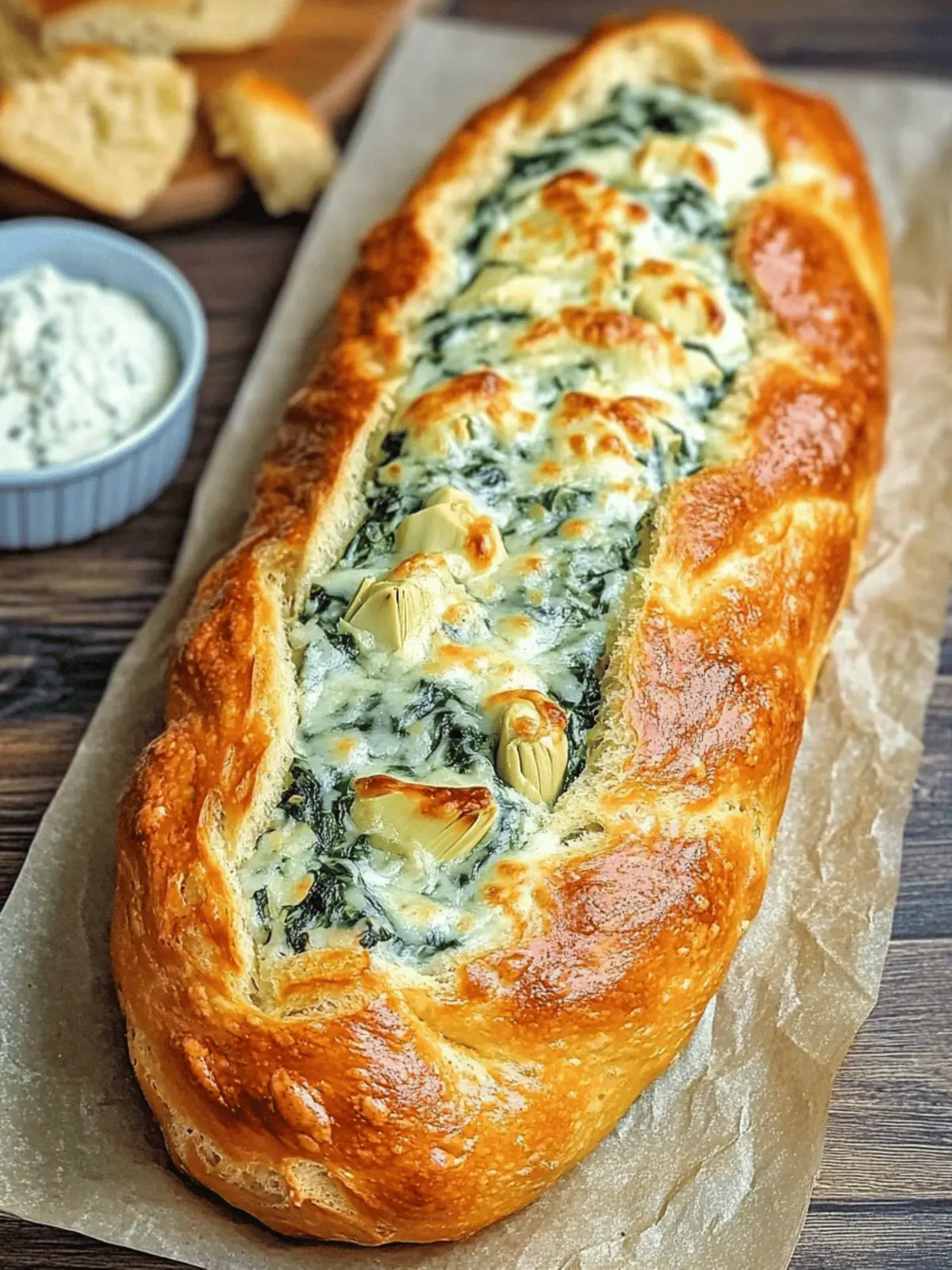 Savory Spinach and Artichoke Stuffed Bread for Cozy Nights 4 Spinach and Artichoke Stuffed Bread