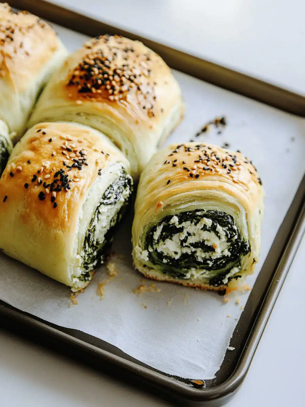 Spinach and Ricotta Rolls: Irresistibly Cheesy and Flaky Treats 4 Spinach and Ricotta Rolls