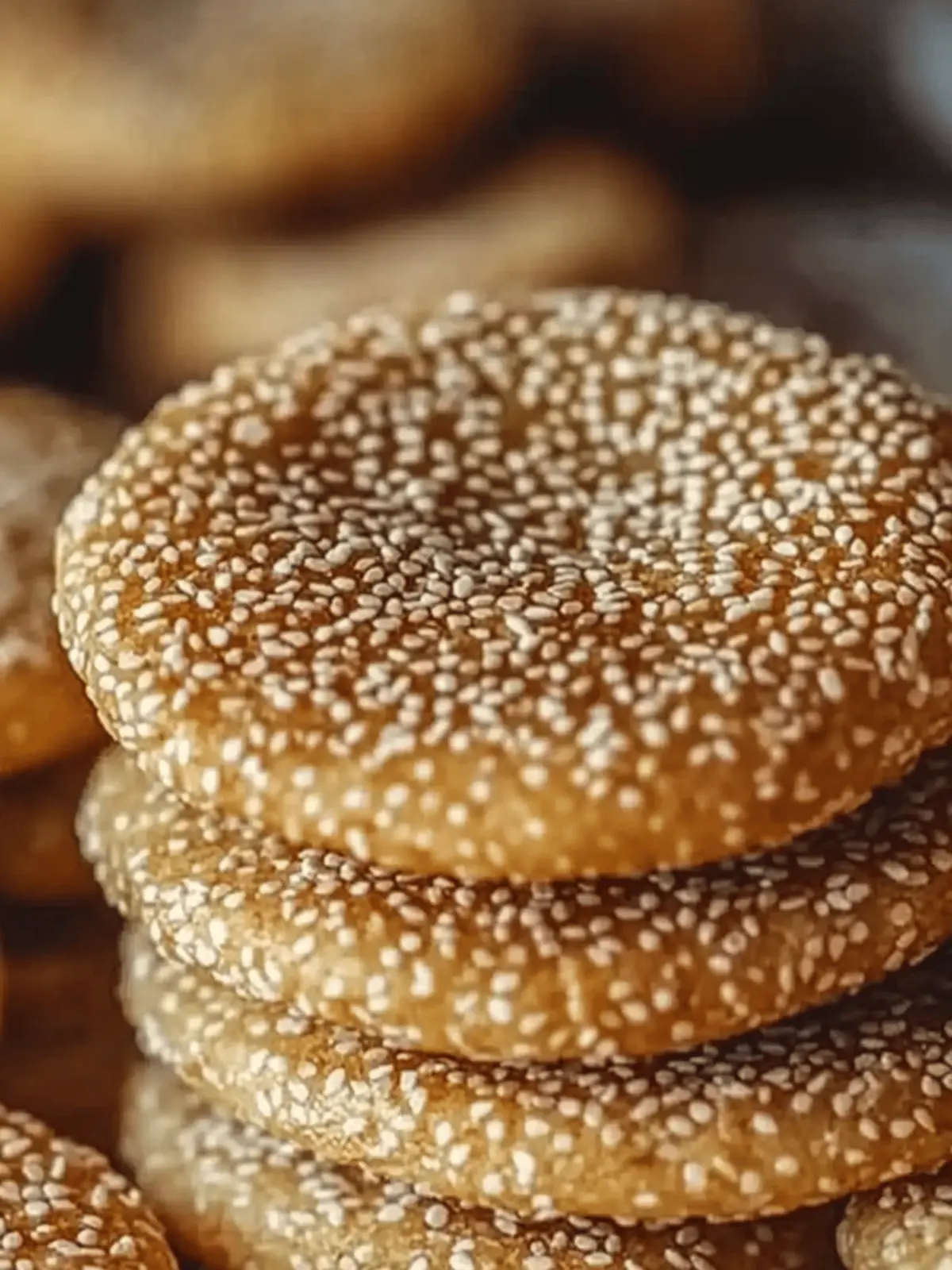 Buttery Honey Sesame Cookies That Will Melt in Your Mouth 4 Buttery Honey Sesame Cookies