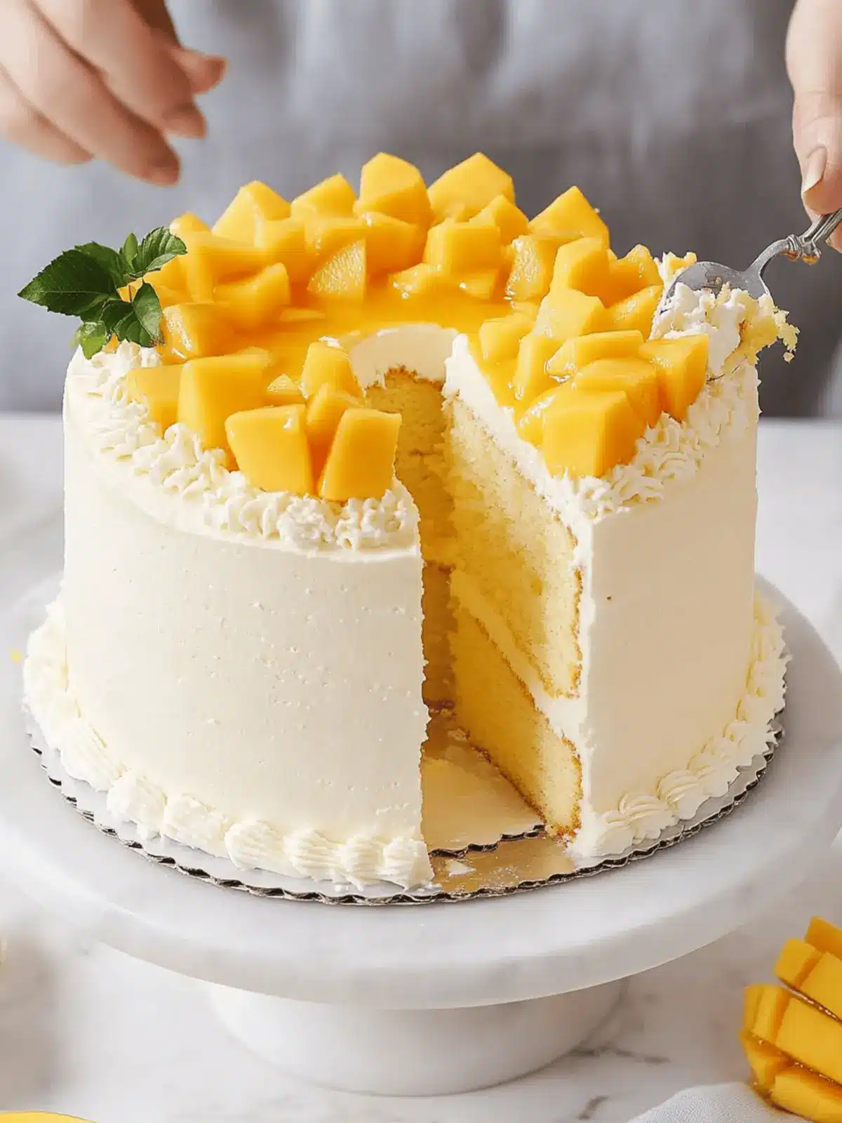 Irresistibly Fluffy Mango Cake Perfect for Summer Celebrations 2 Mango Cake