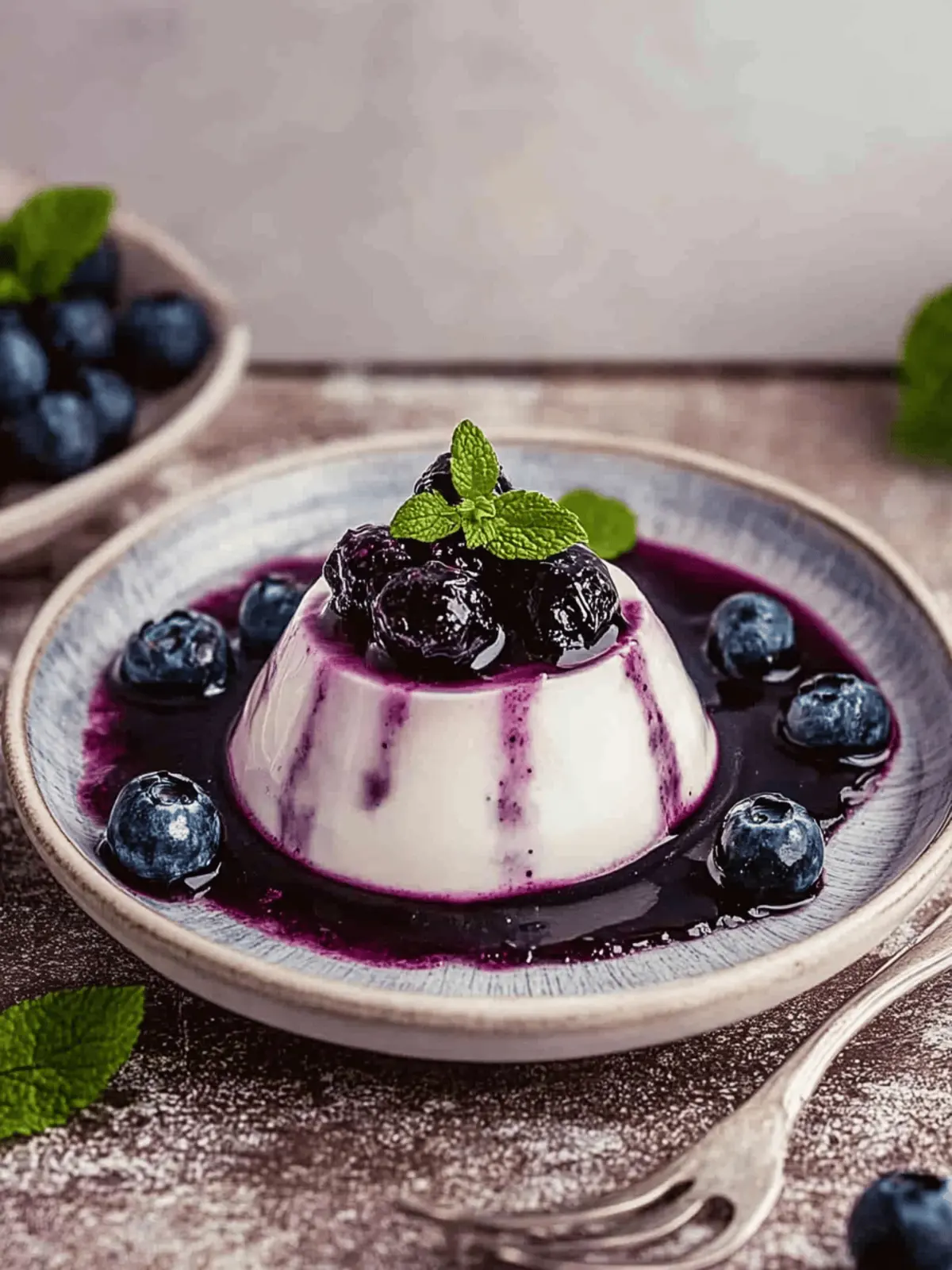 Classic Easy Vanilla Panna Cotta with Blueberry Compote Delight 3 Classic Easy Vanilla Panna Cotta with Blueberry Compote