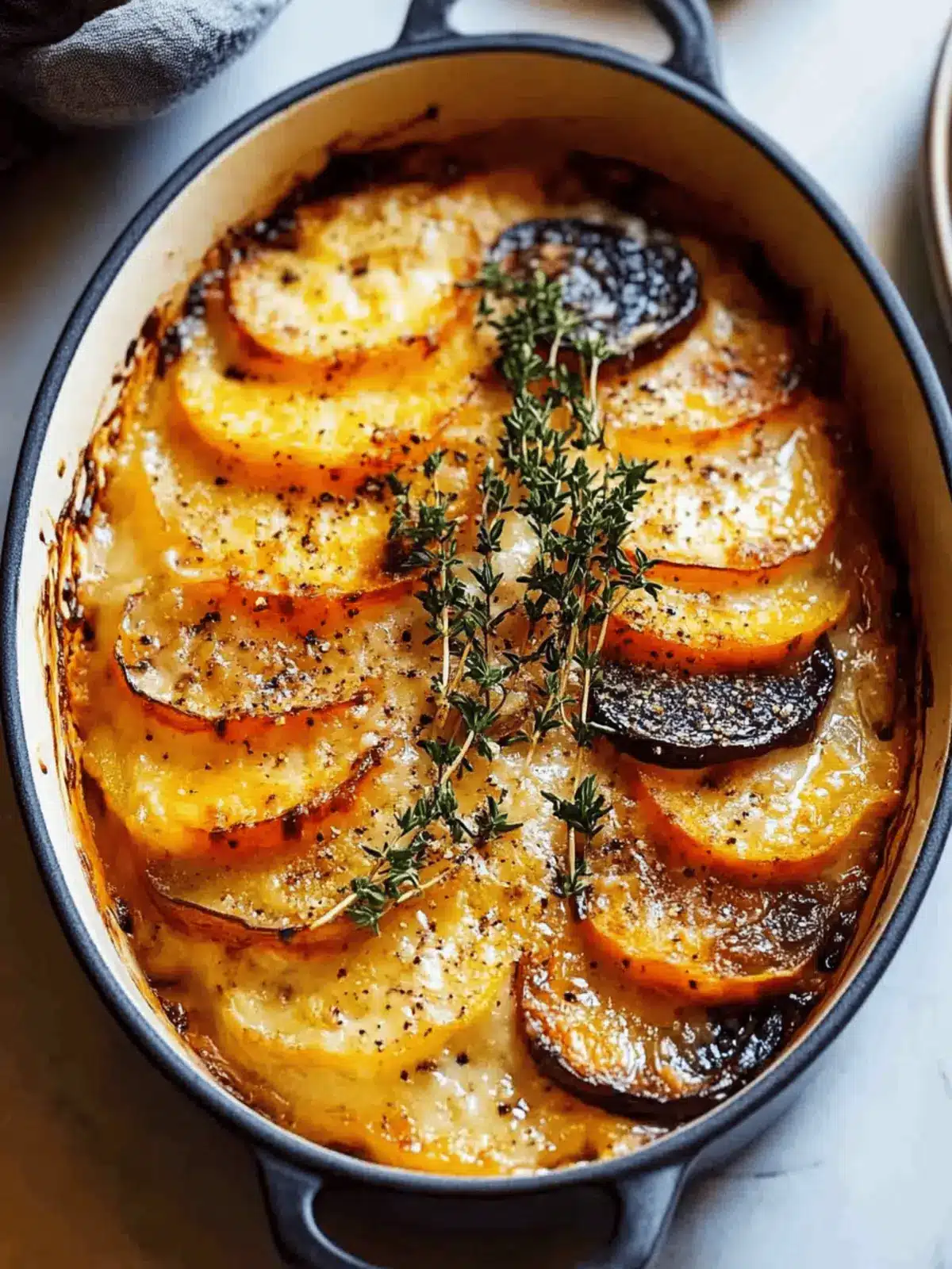 Cheesy Root Veggie Gratin Passion: A Cozy Comfort Food Delight 4 Cheesy Root Veggie Gratin