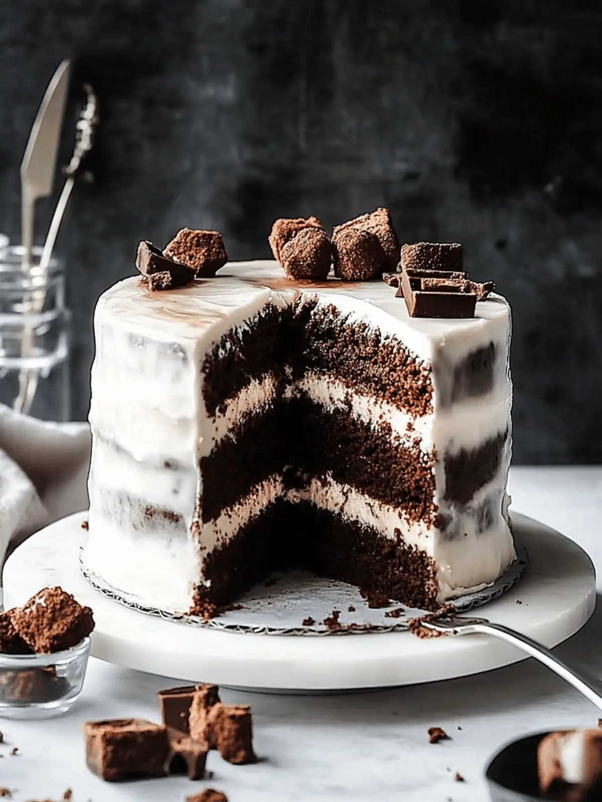 Ultimate Brownie Cake with Cream Cheese Frosting Delight 3 Ultimate Brownie Cake