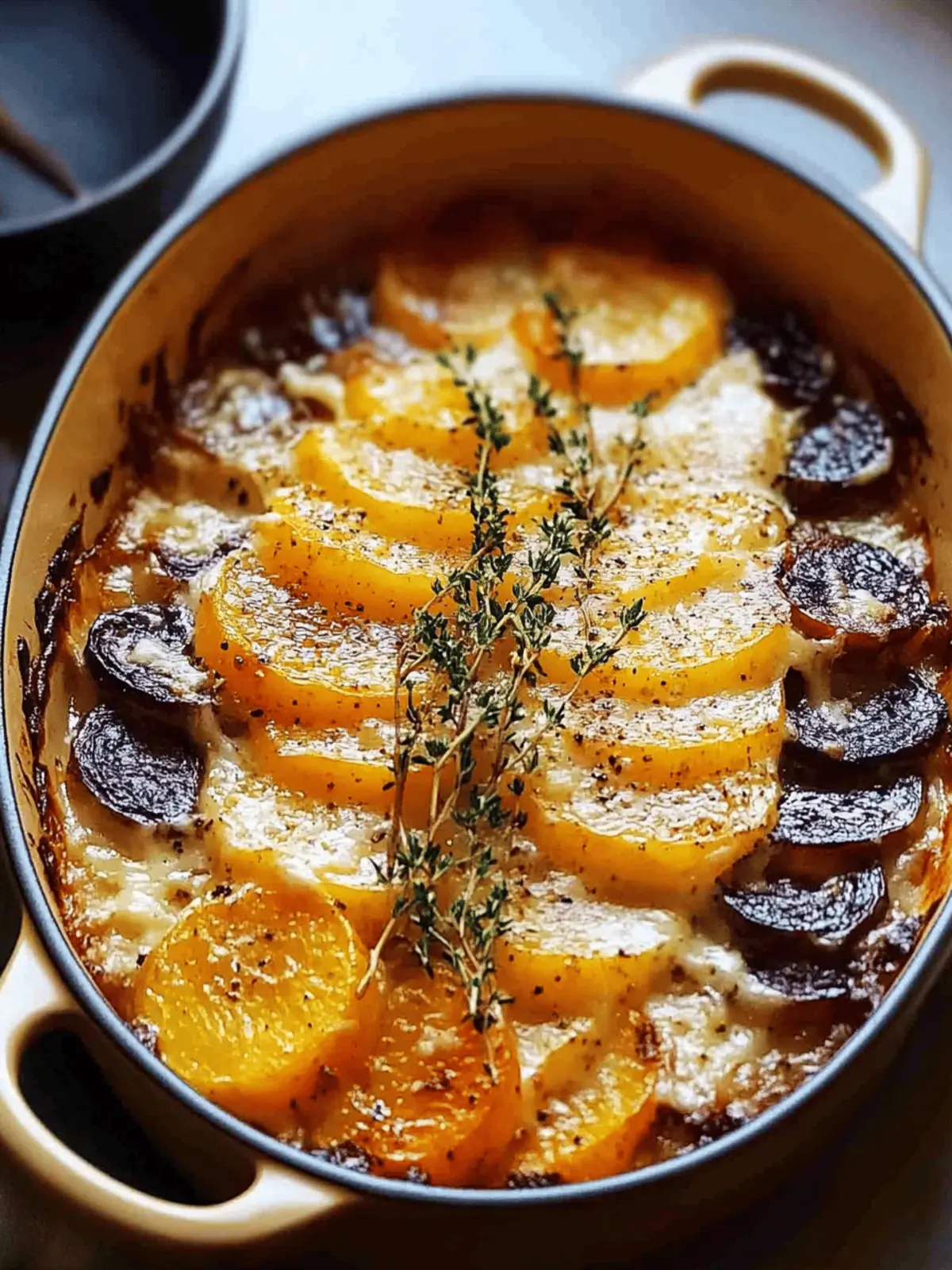 Cheesy Root Veggie Gratin Passion: A Cozy Comfort Food Delight 2 Cheesy Root Veggie Gratin